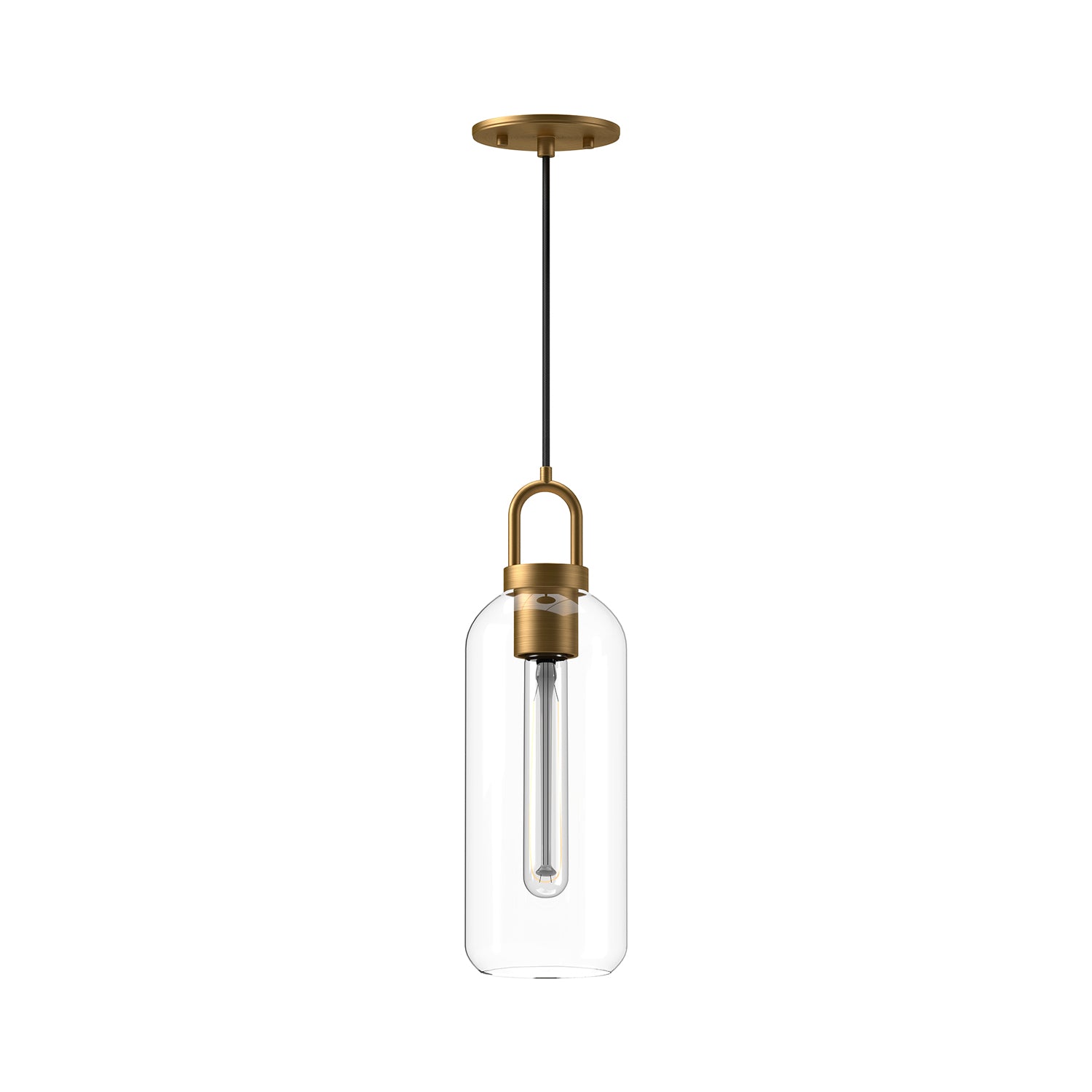 Soji 5-in Steel Pendant