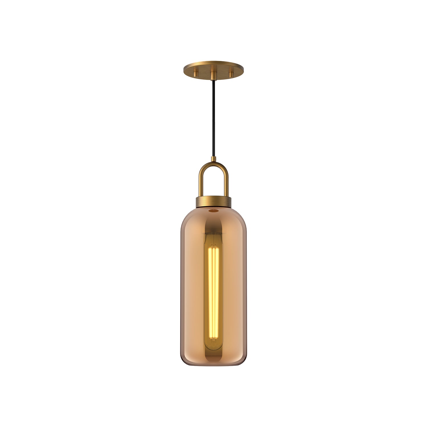 Soji 5-in Steel Pendant