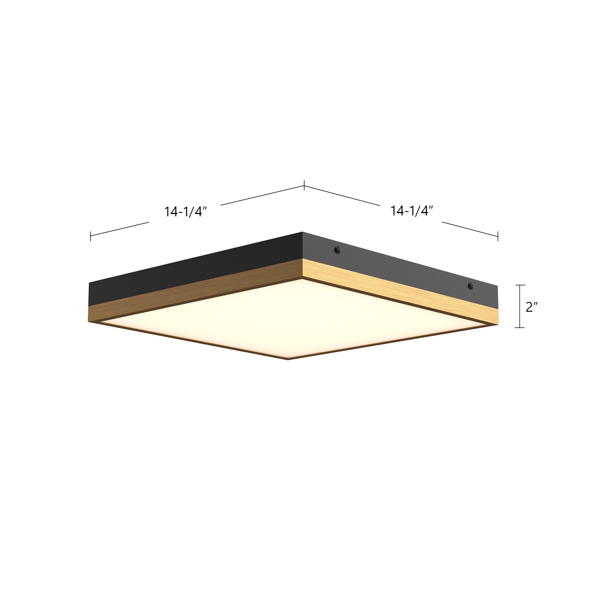Sydney 14-in Steel Flush Mount
