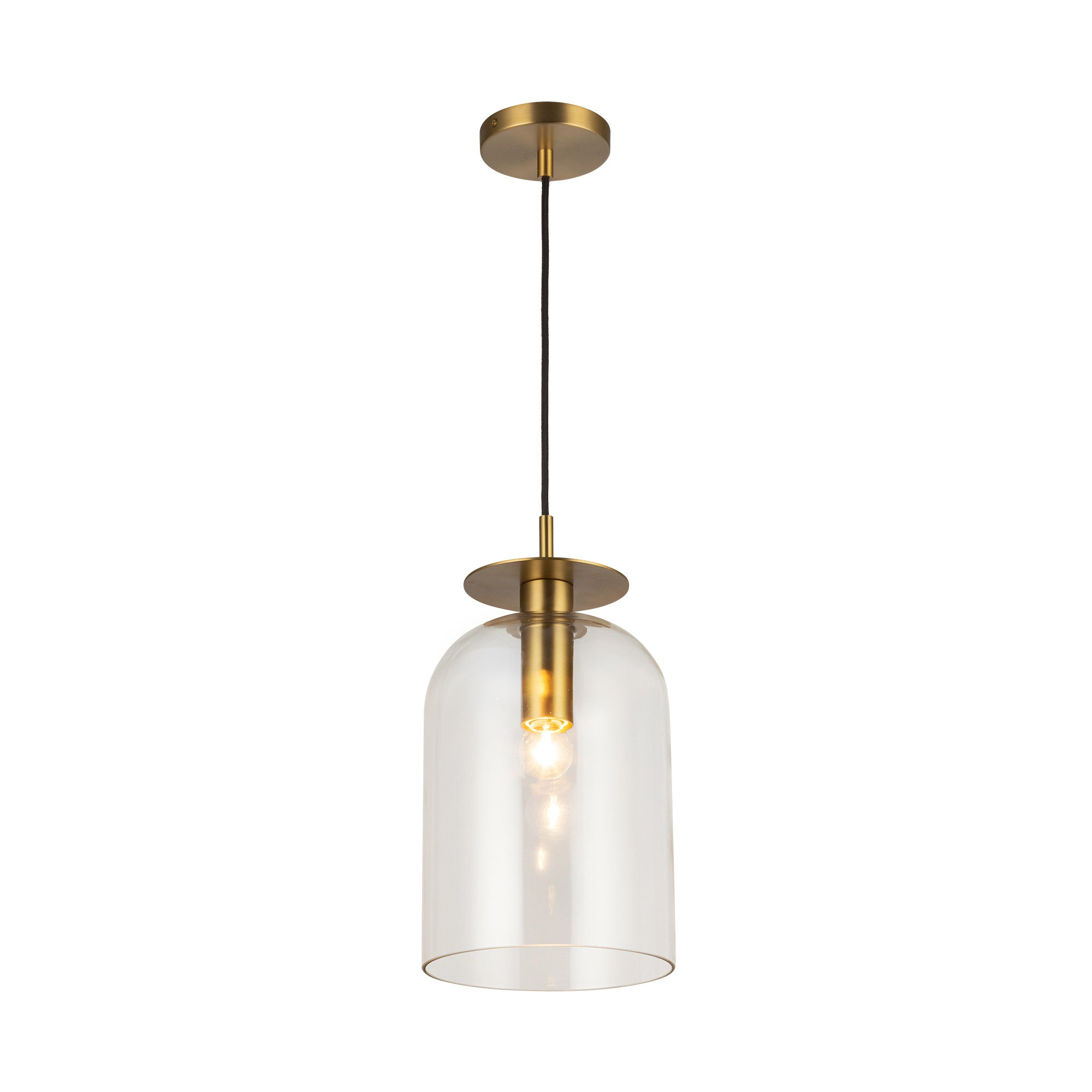 Sylvia 8-in Steel Pendant