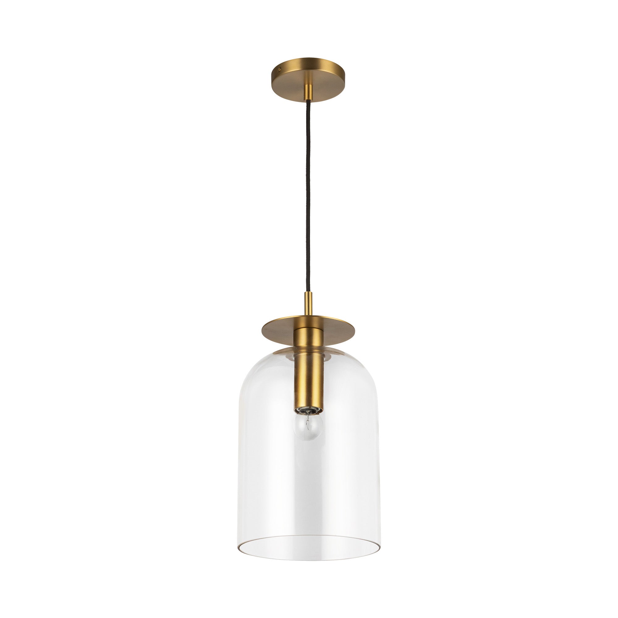 Sylvia 8-in Steel Pendant