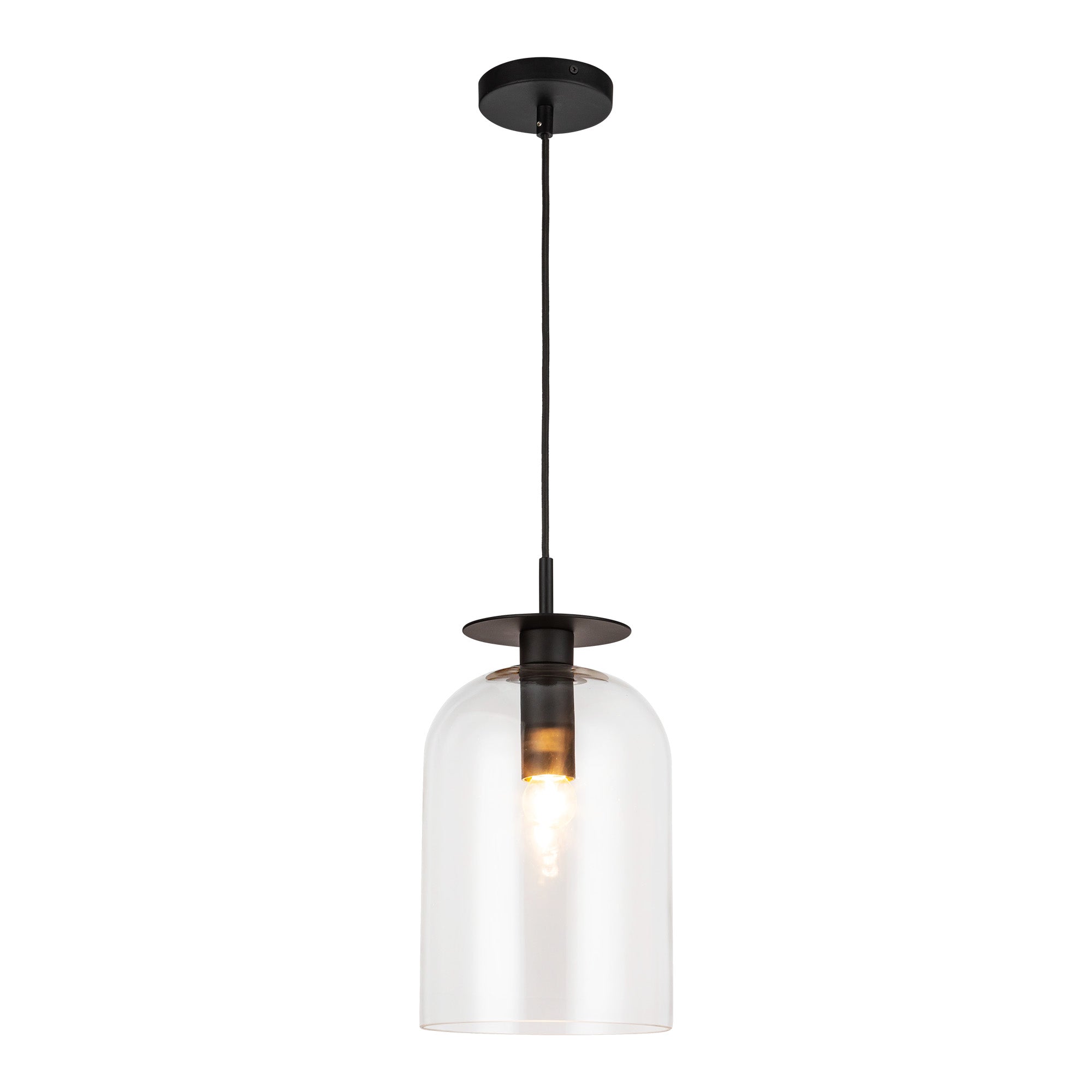 Sylvia 8-in Steel Pendant