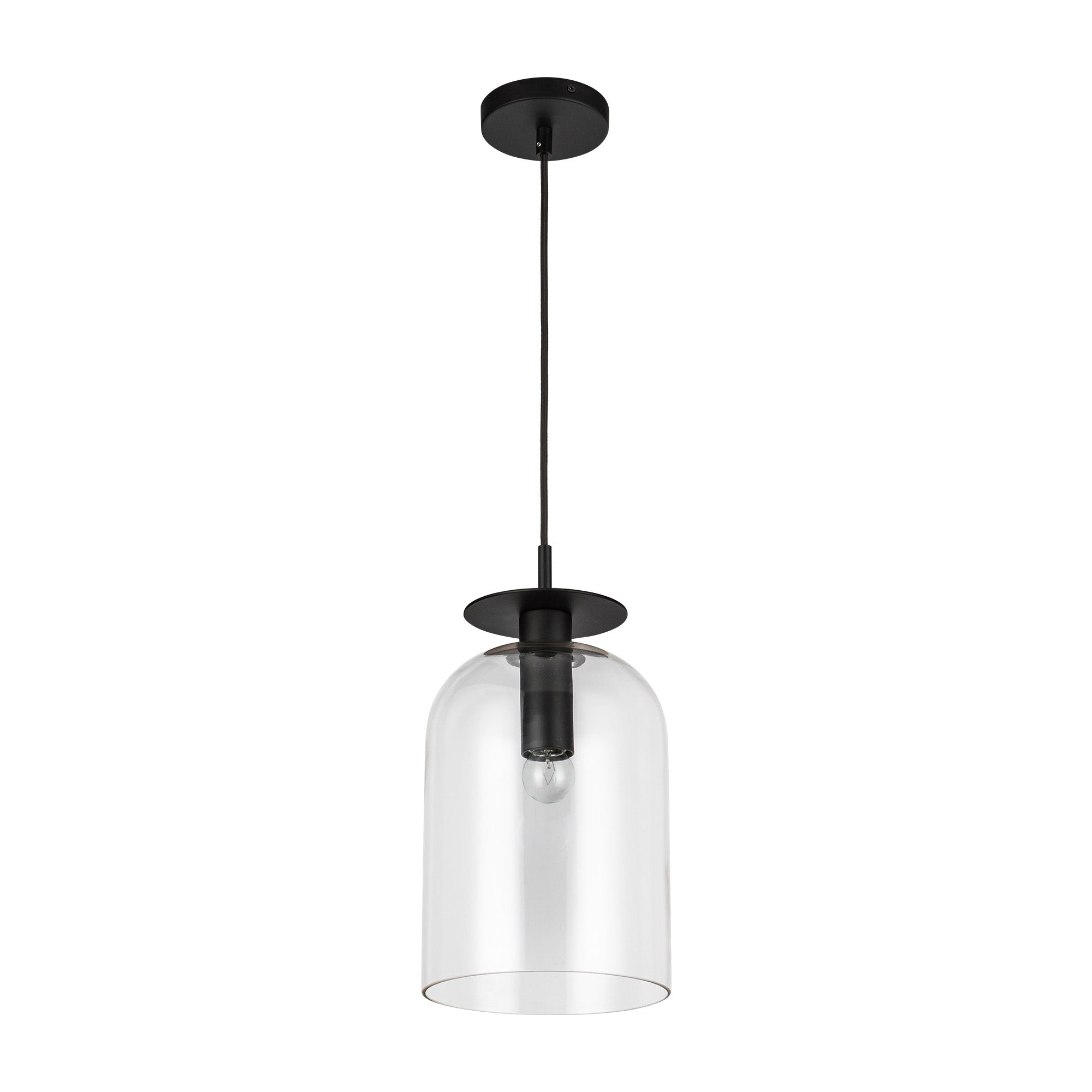 Sylvia 8-in Steel Pendant