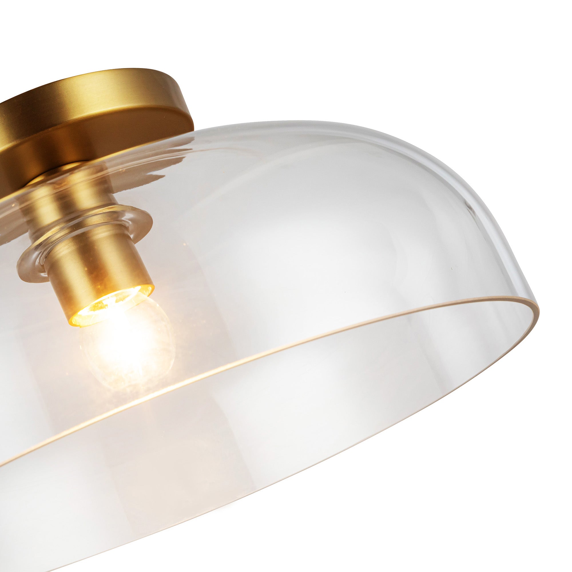 Sylvia 12-in Steel Semi-Flush Mount