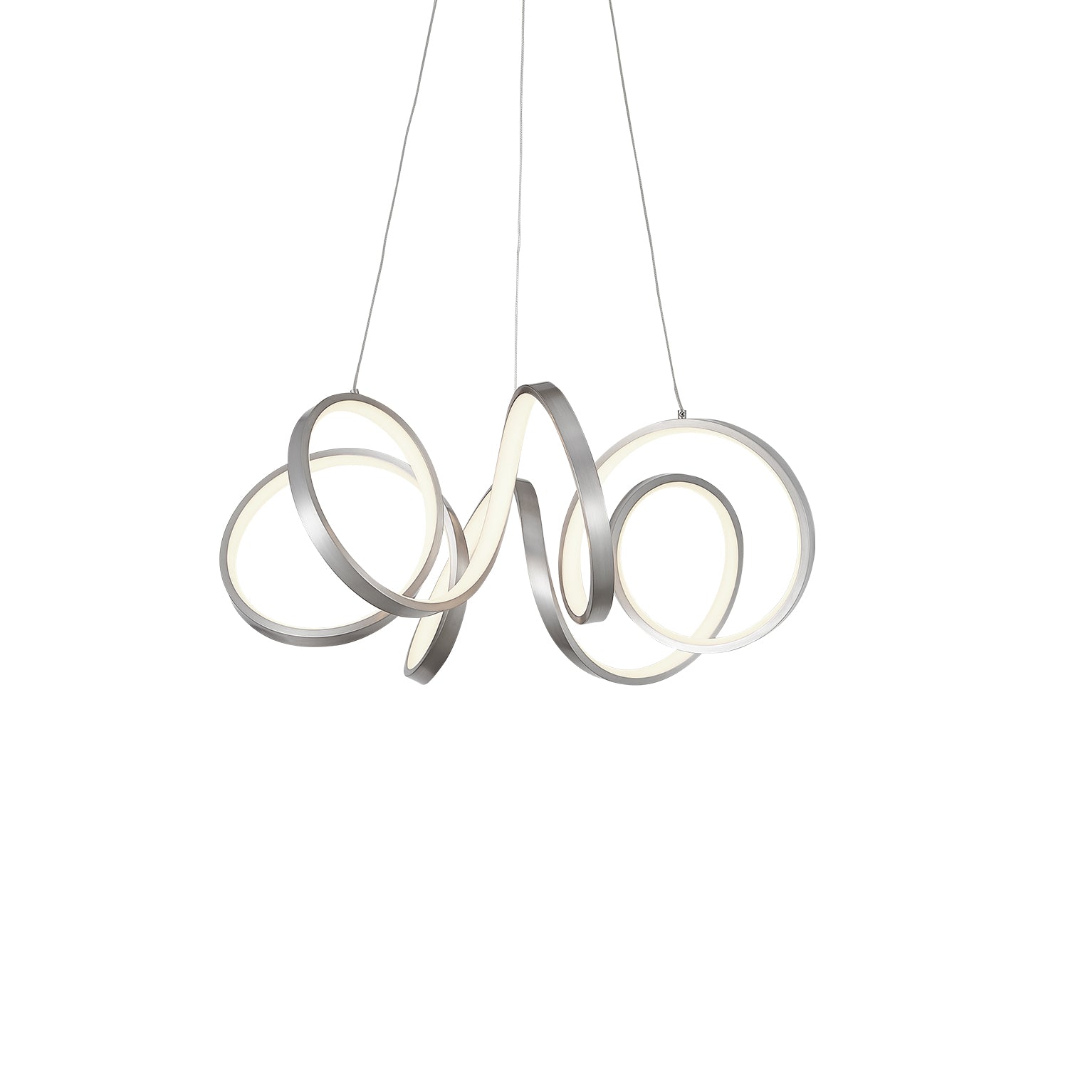 Synergy 24-in Aluminum Chandelier