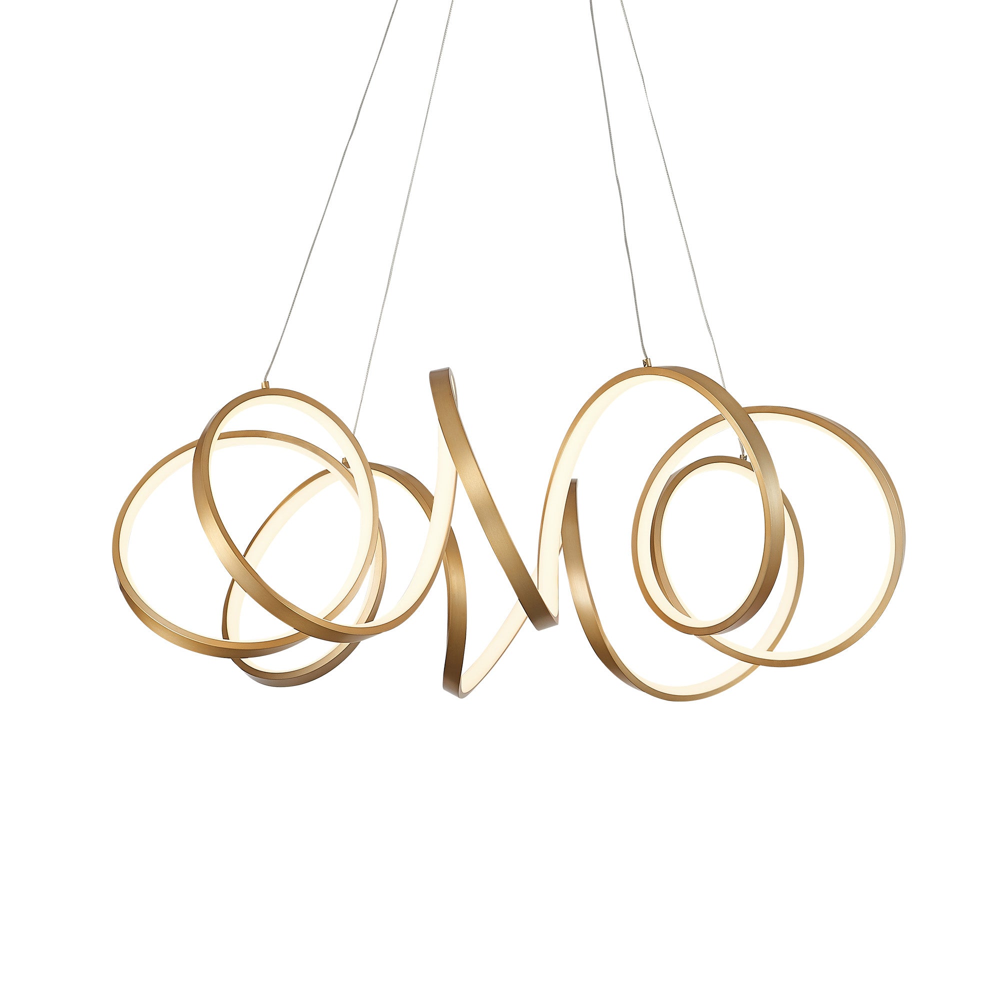 Synergy 34-in Aluminum Chandelier