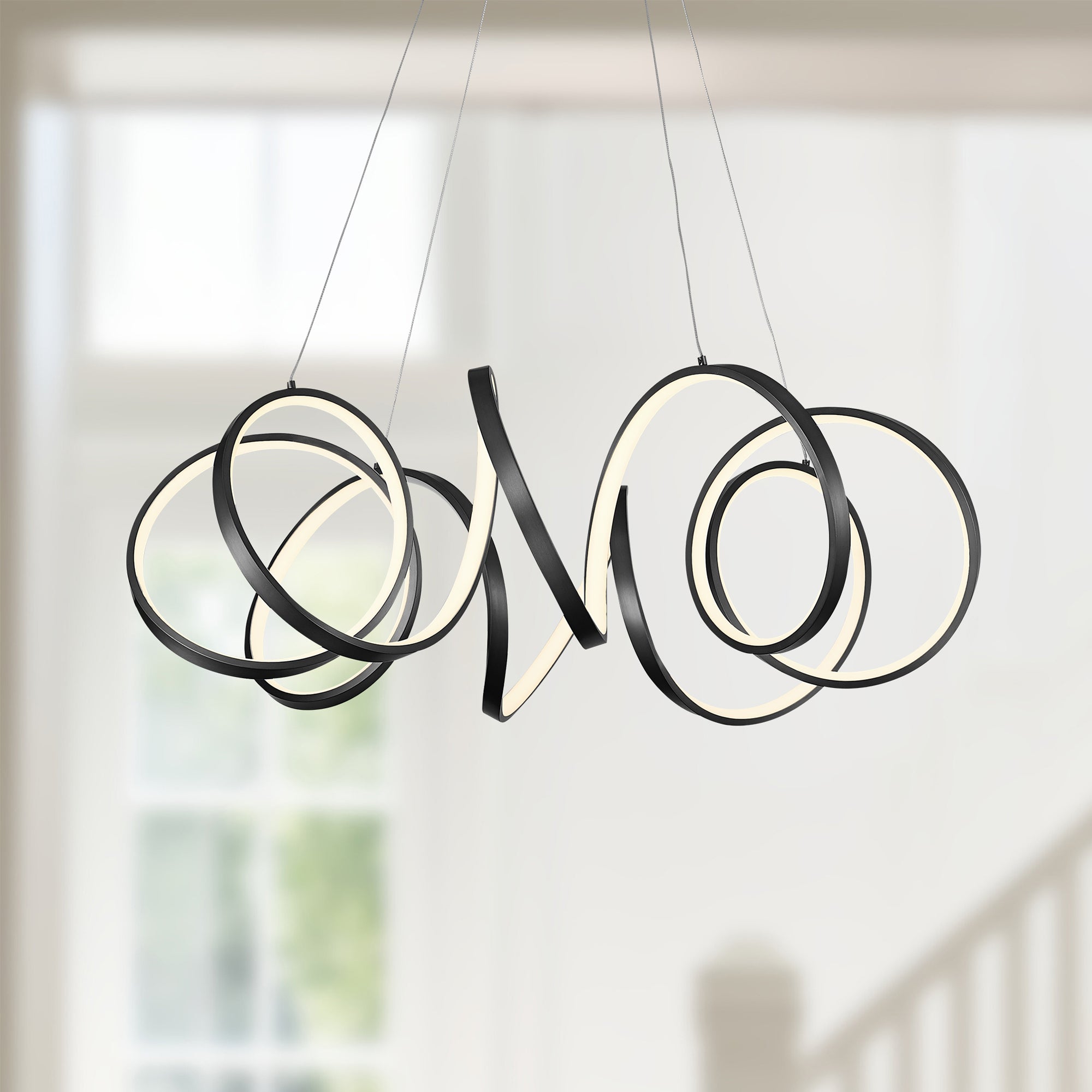 Synergy 34-in Aluminum Chandelier