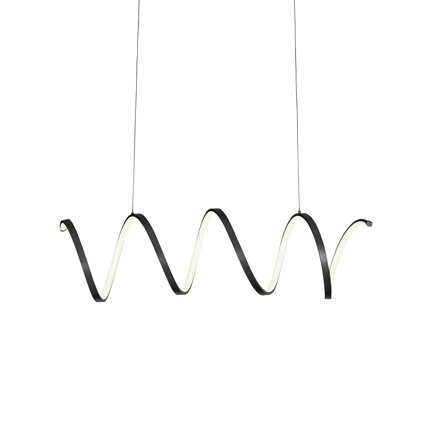 Synergy 42-in Aluminum Linear Pendant