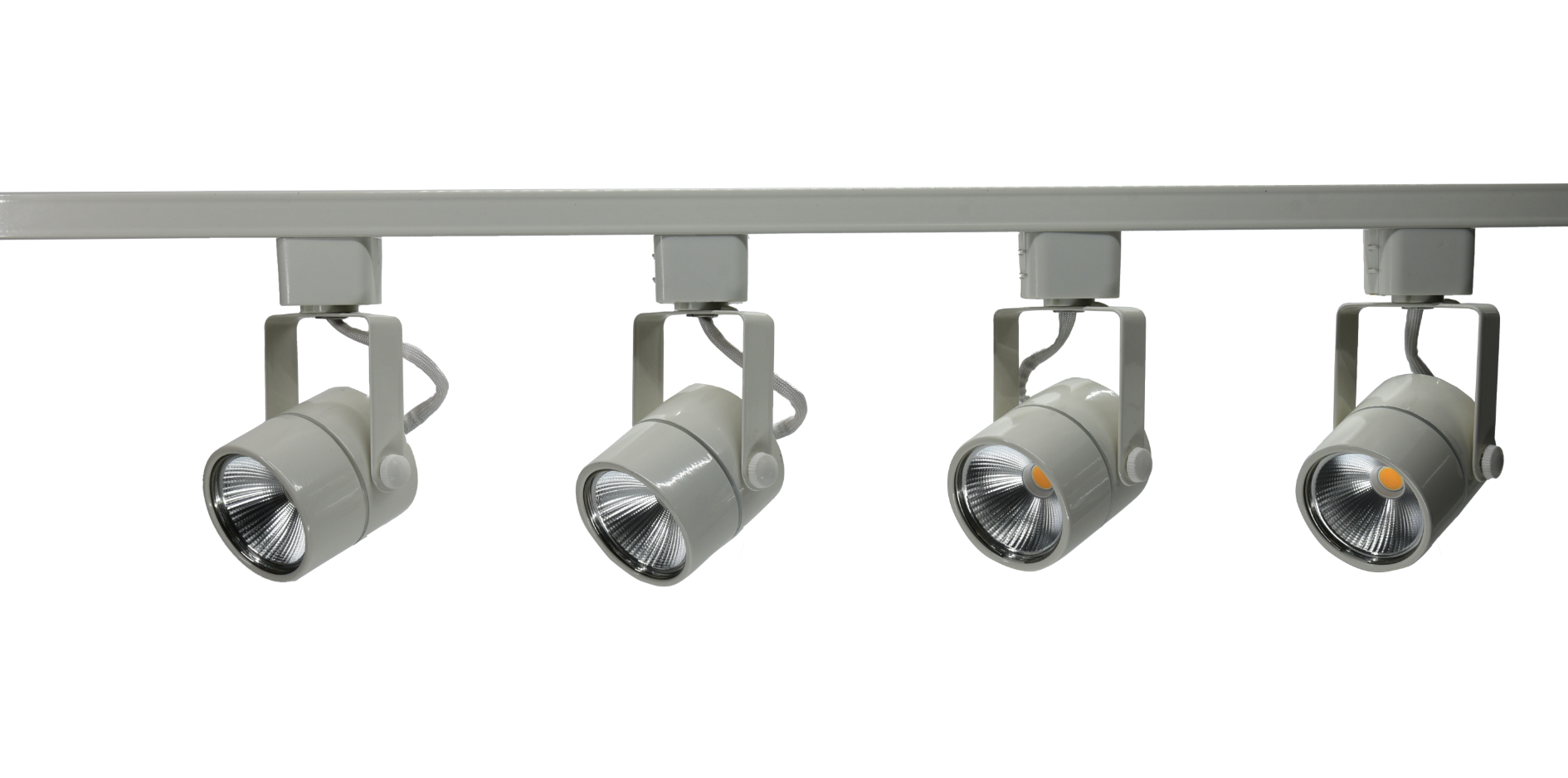 4-foot Brushed Aluminum Track Lighting Kit