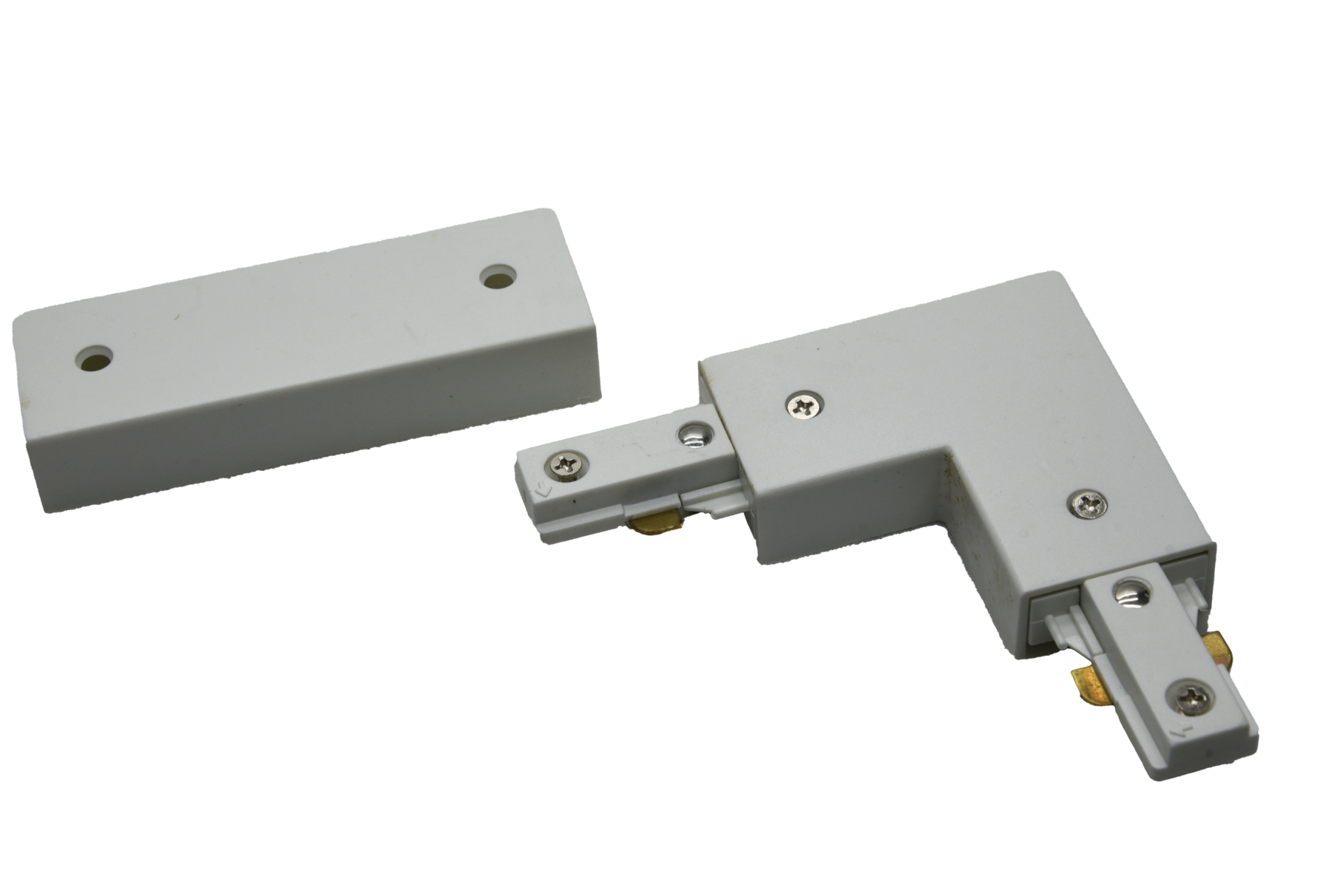 4.25-inch Brushed Aluminum Track Connector