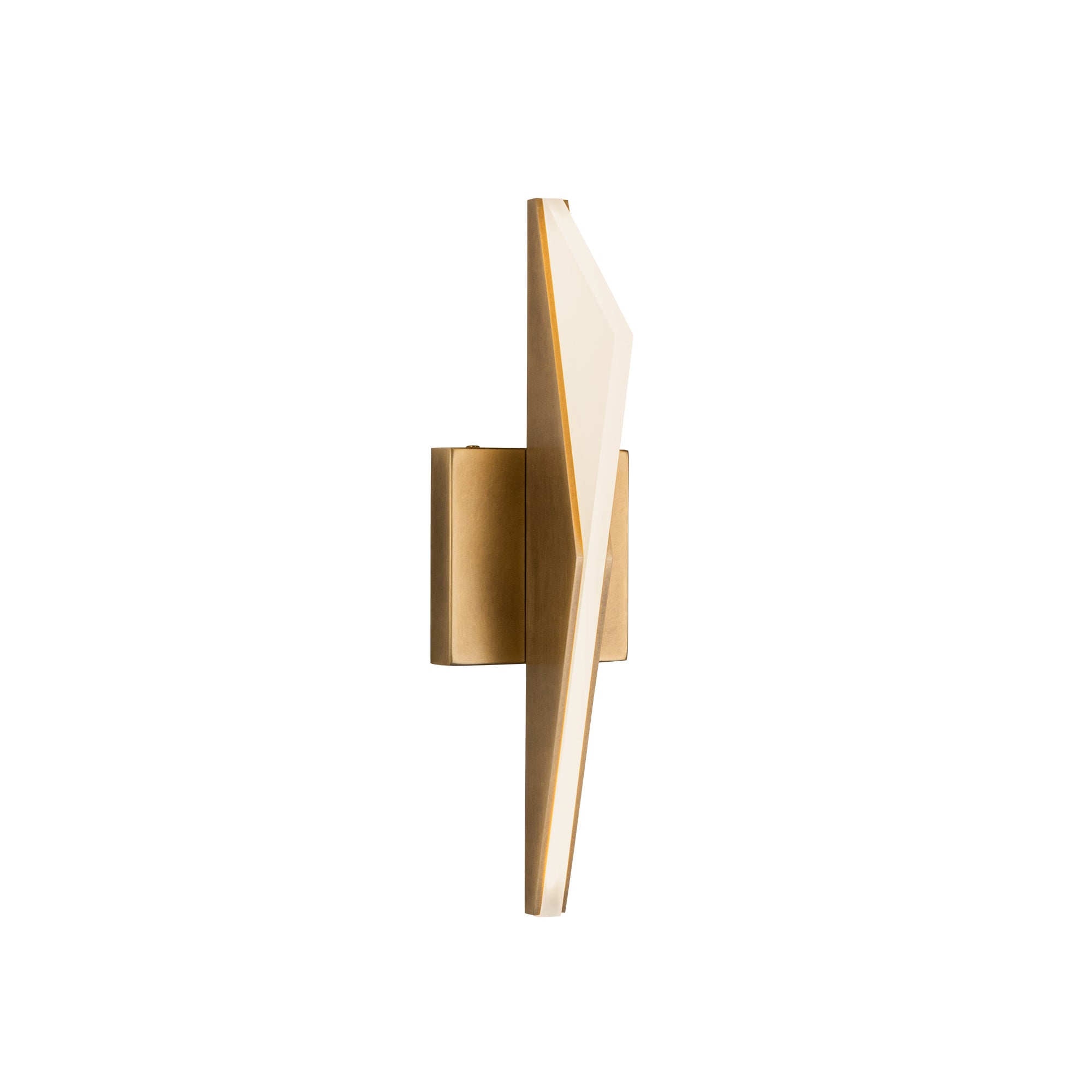 Tachi 15-in Steel Acrylic Wall Sconce