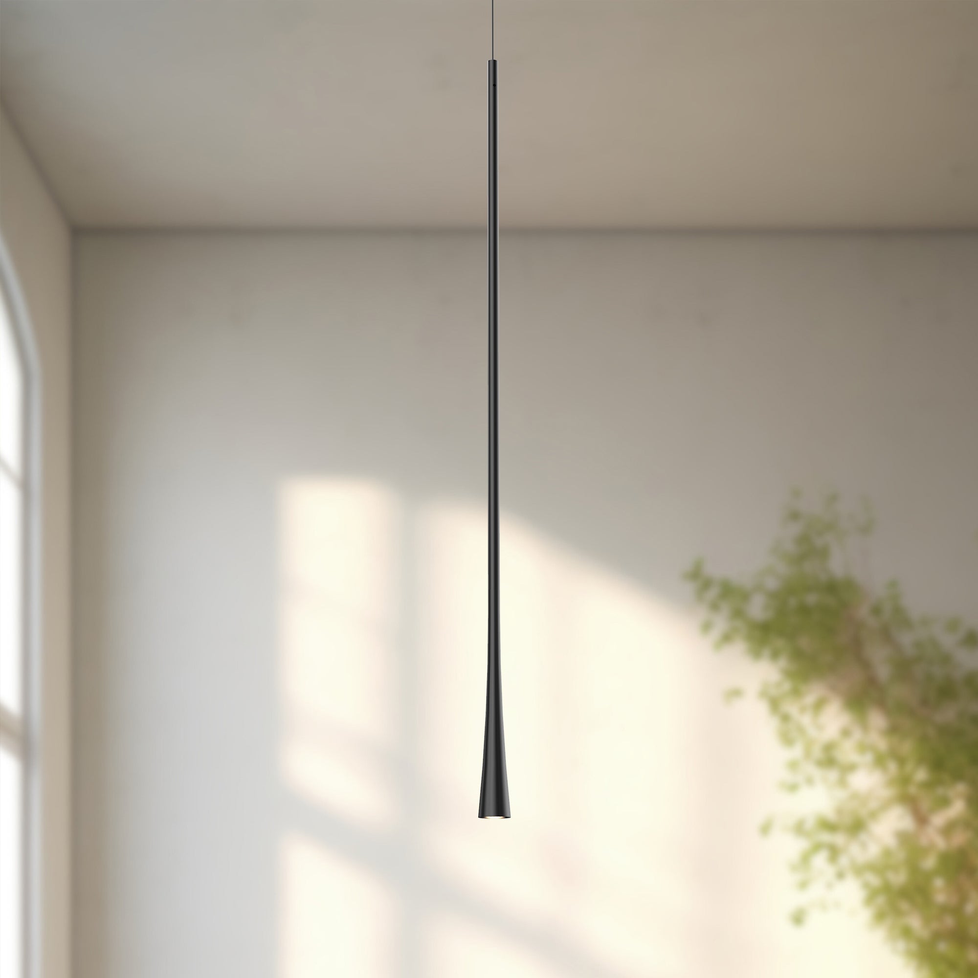 Taper 32-in Aluminum Pendant