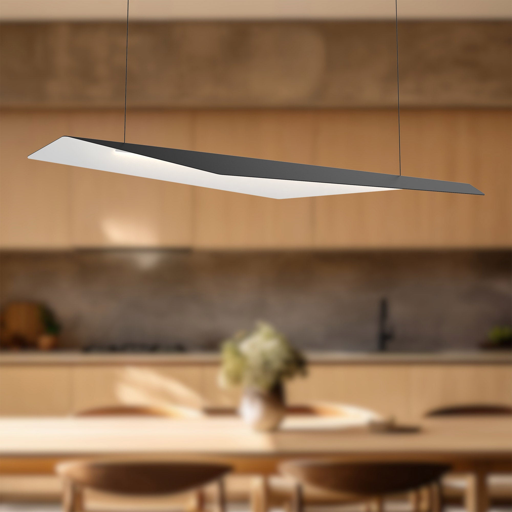Taro 48-in Aluminum Linear Pendant