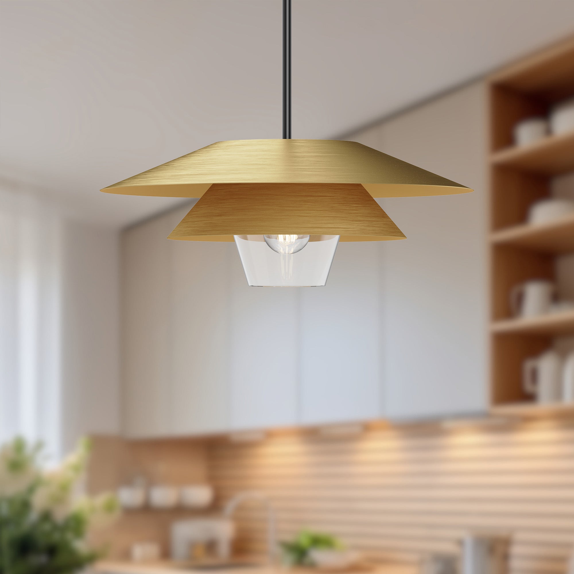 Tetsu 20-in Steel Pendant