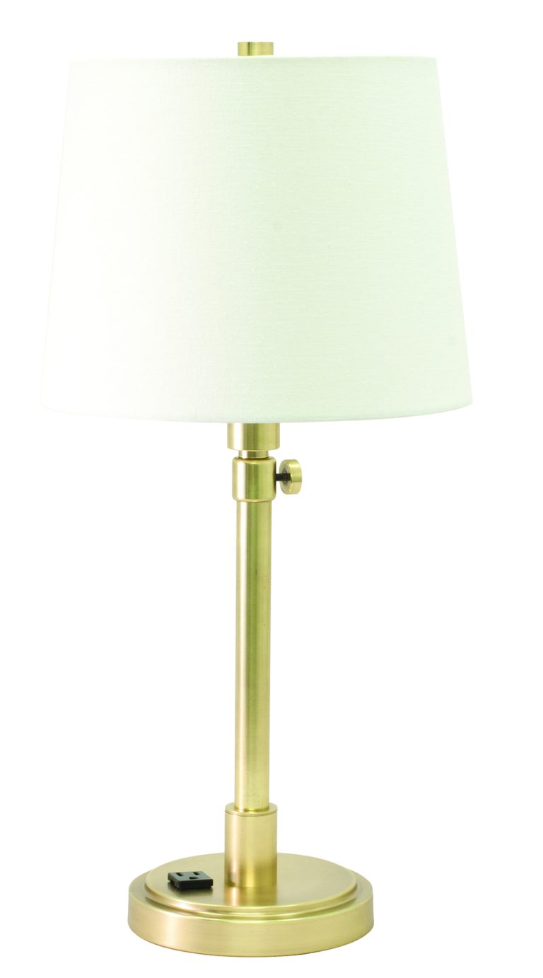 23-inch Townhouse Raw Brass Table Lamp