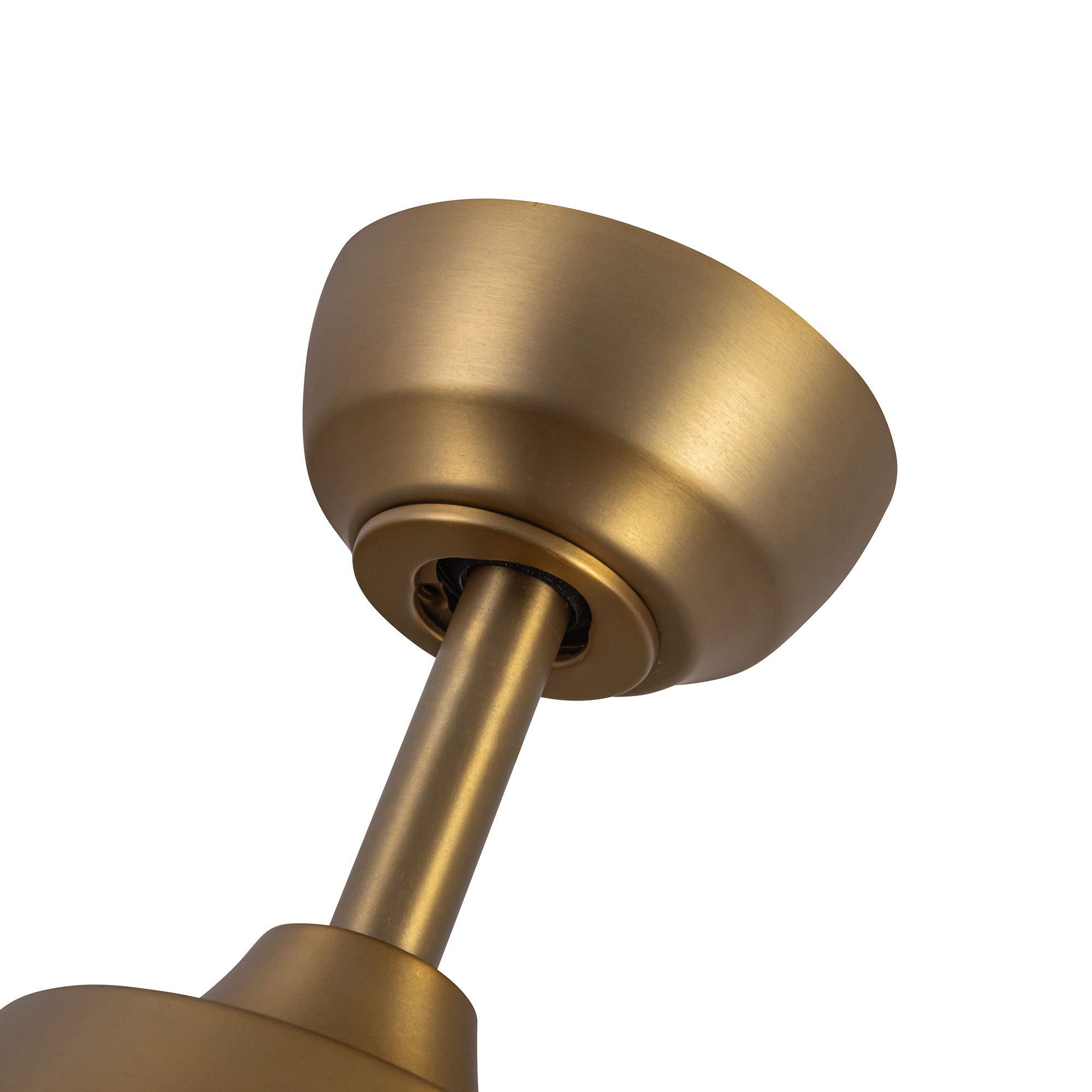 Thalia 54-in Brushed Gold and Matte Black Reversible AC LED Ceiling Fan