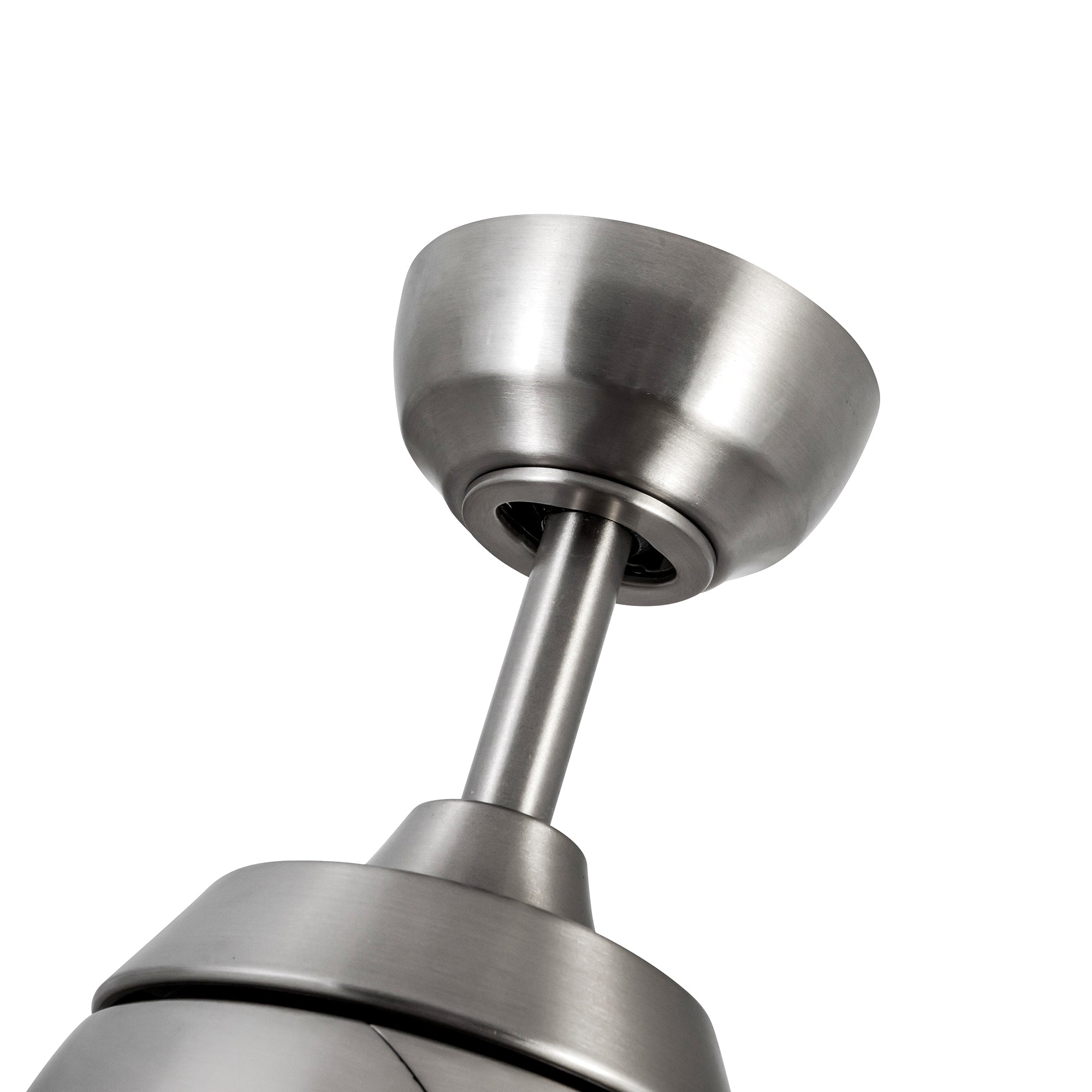 Thalia 54-in Brushed Nickel and Matte White Reversible AC LED Ceiling Fan