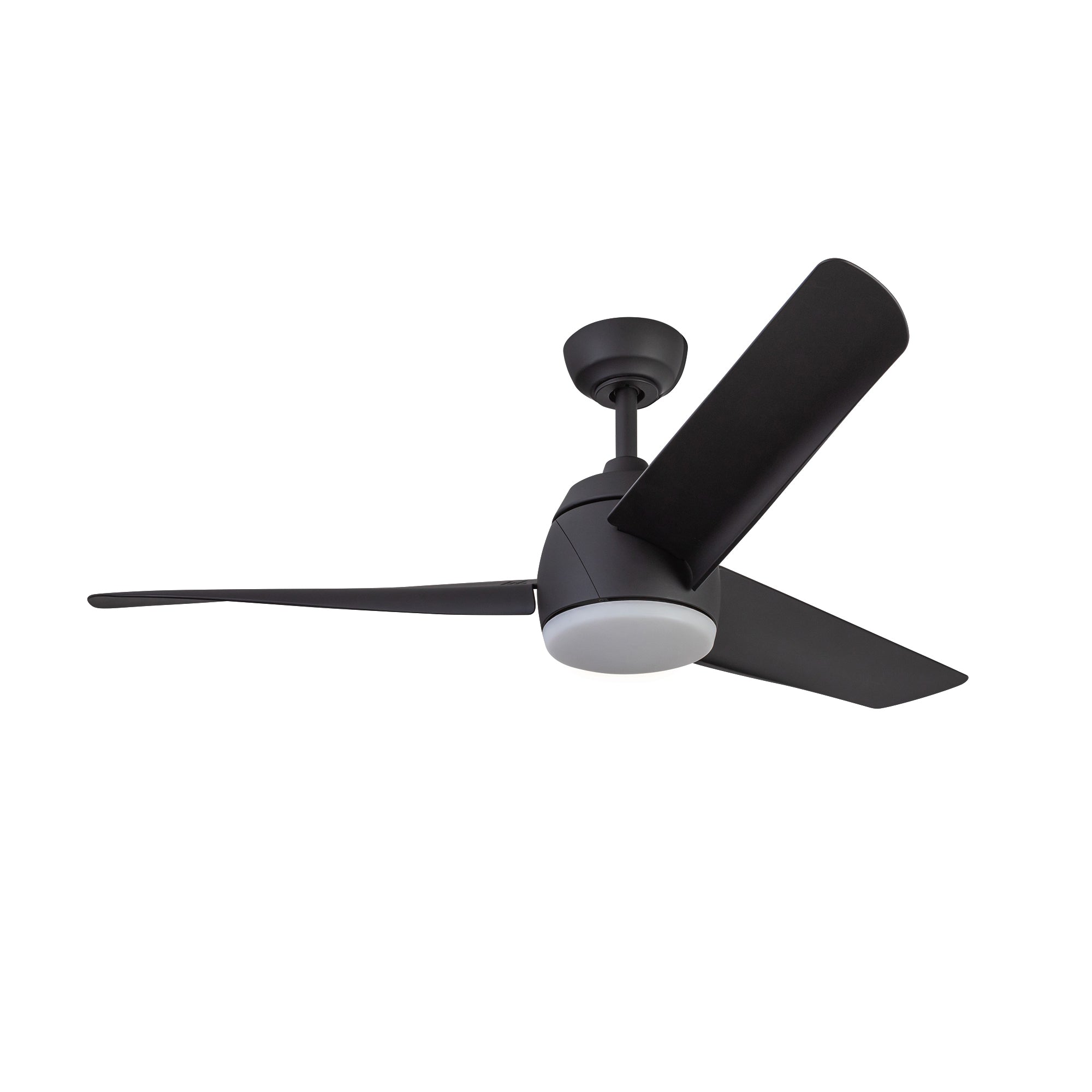 Thalia 54-in Matte Black Reversible AC LED Ceiling Fan