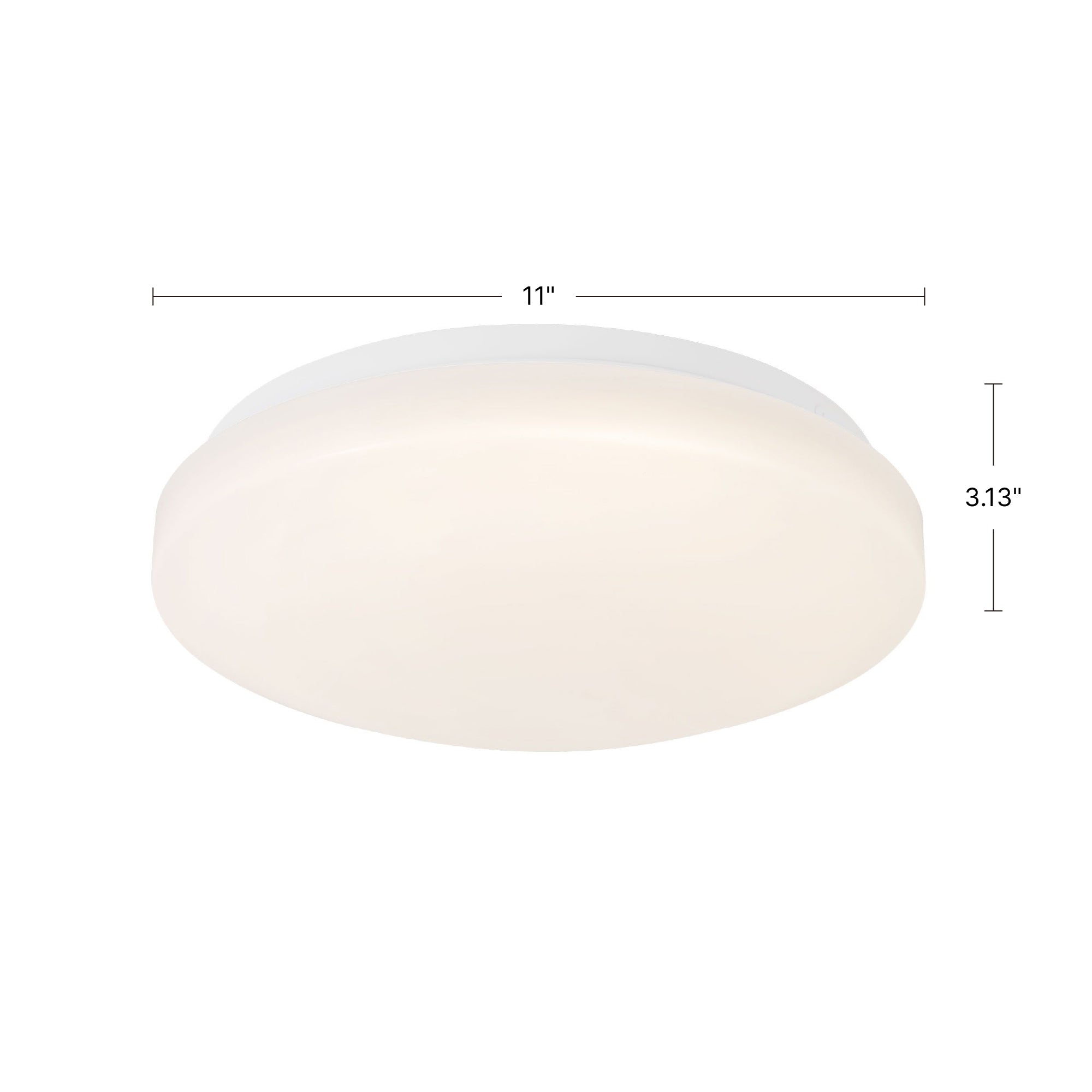 Tio 11-in Steel Flush Mount