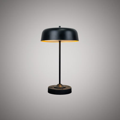 Twilight Matte Black Table Lamp Dimmable