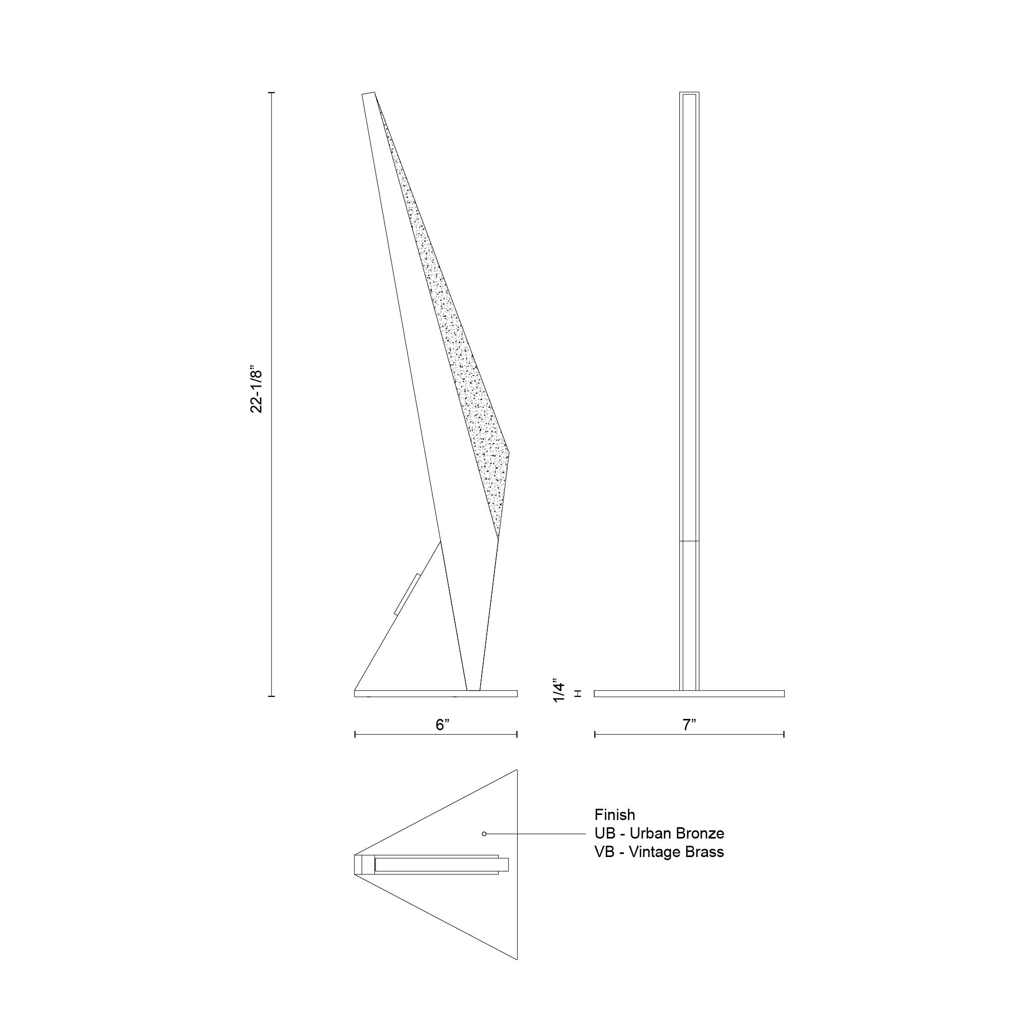 Tachi 22-in Steel Table Lamp