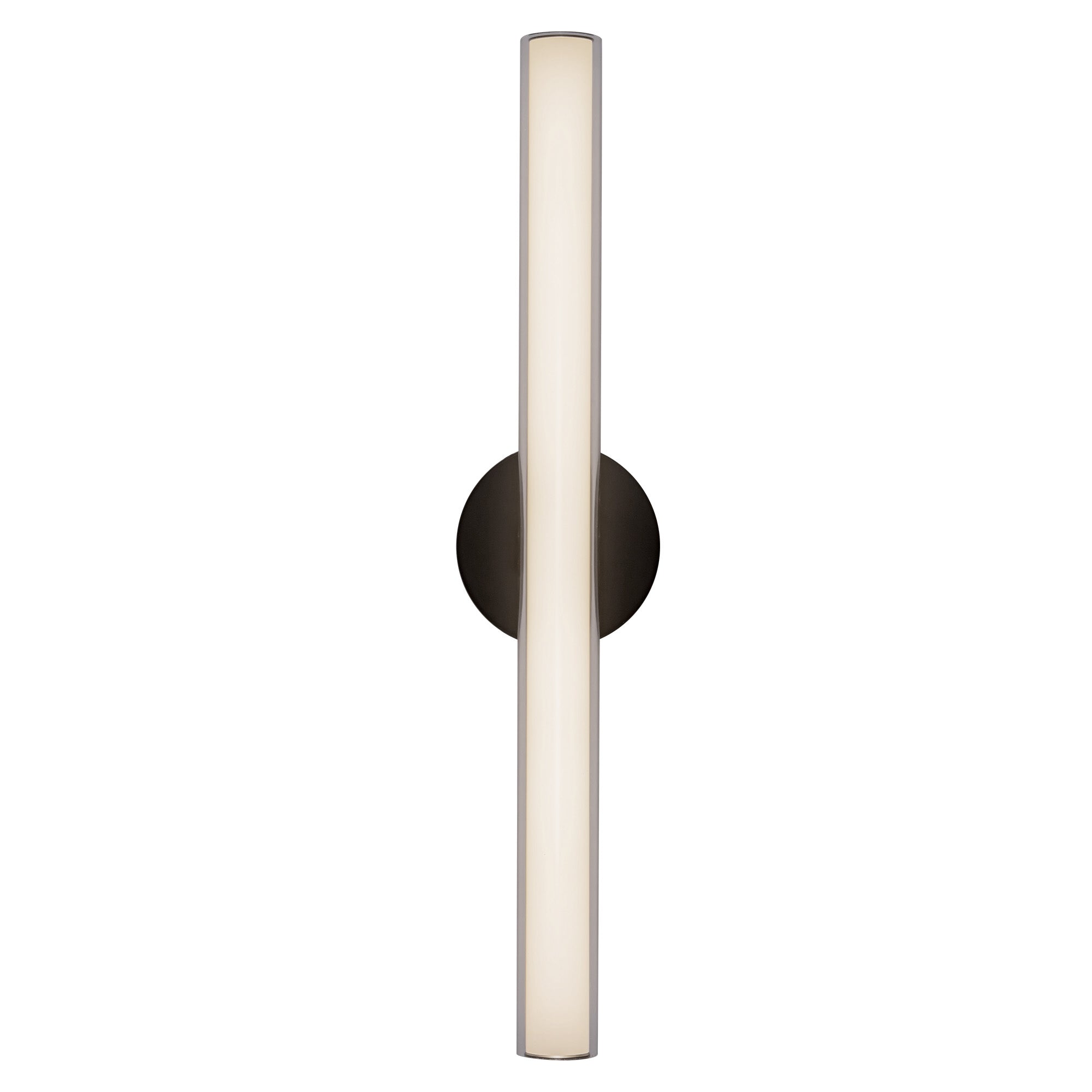 Tole 24-in Aluminum Steel Acrylic Wall Sconce