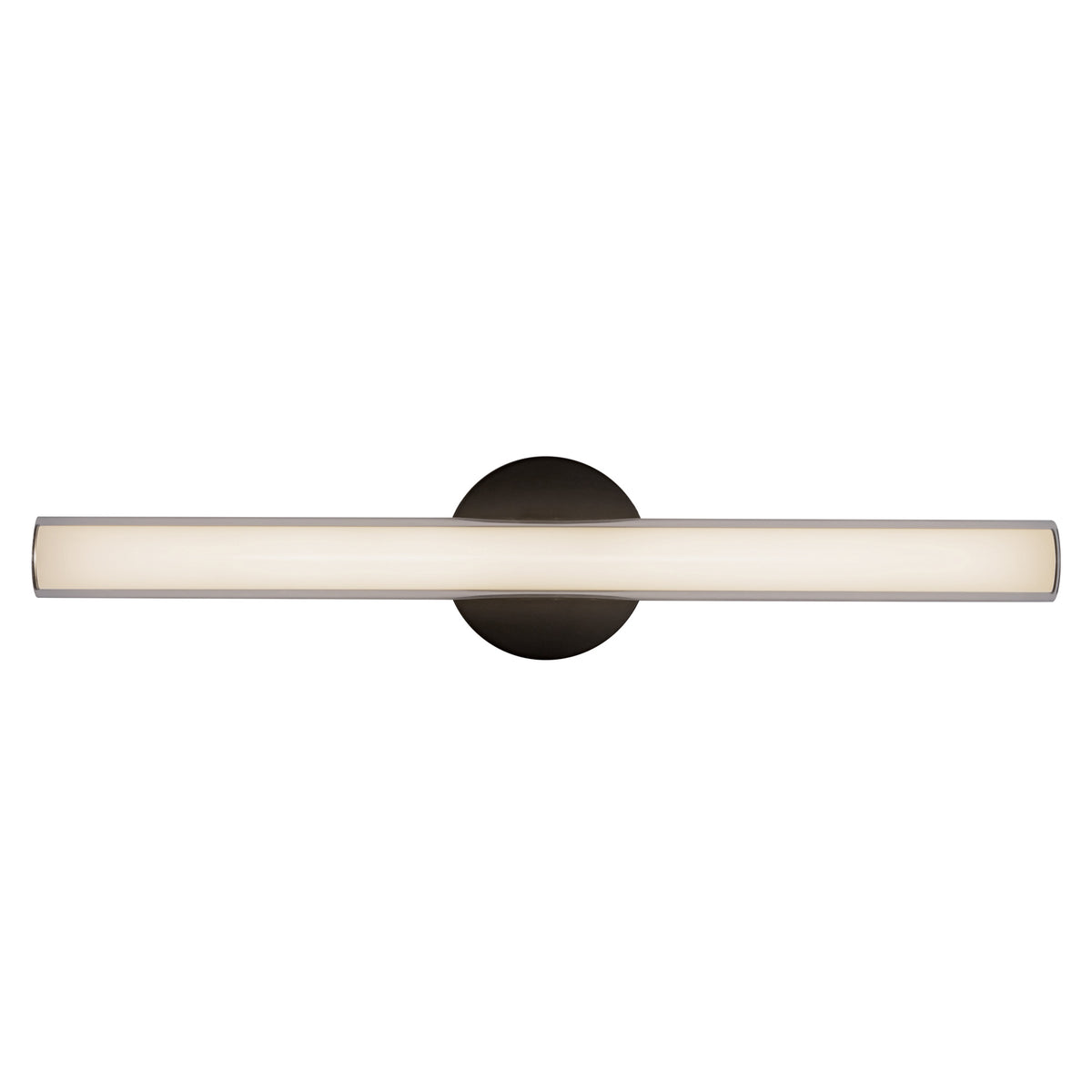 Tole 24-in Aluminum Steel Acrylic Wall Sconce