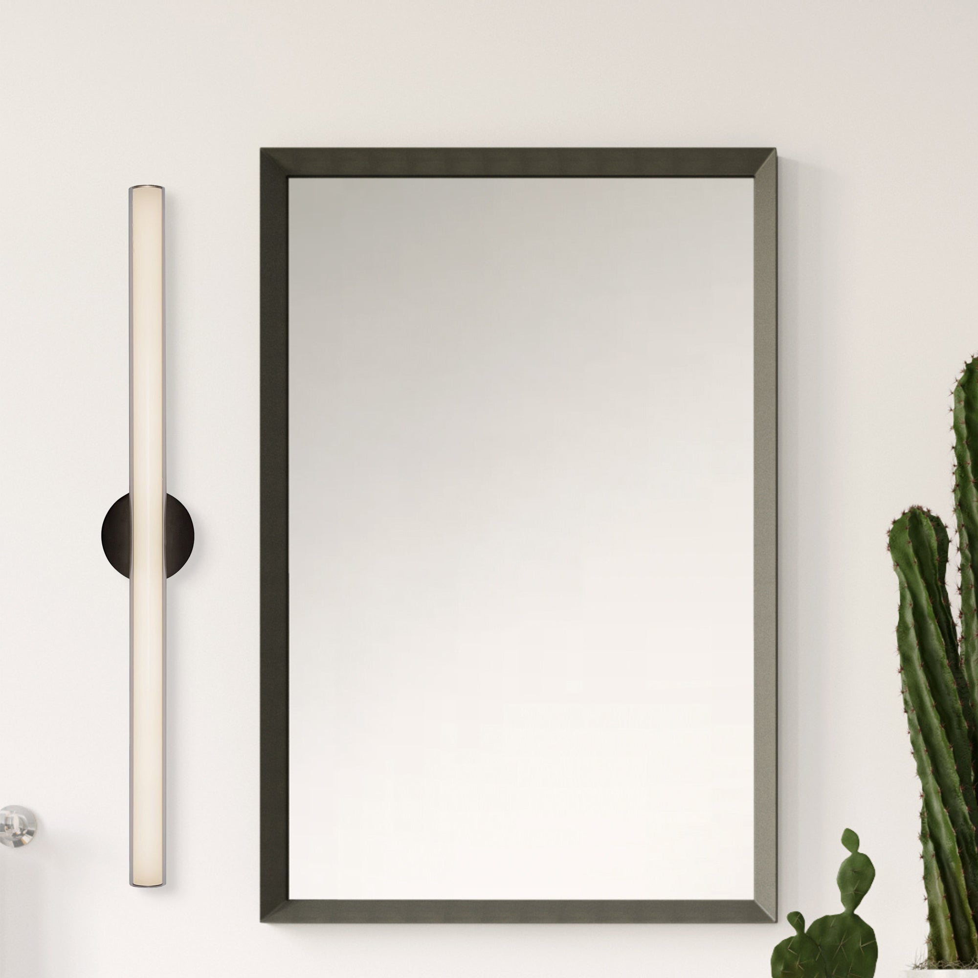 Tole 36-in Aluminum Steel Acrylic Wall Sconce
