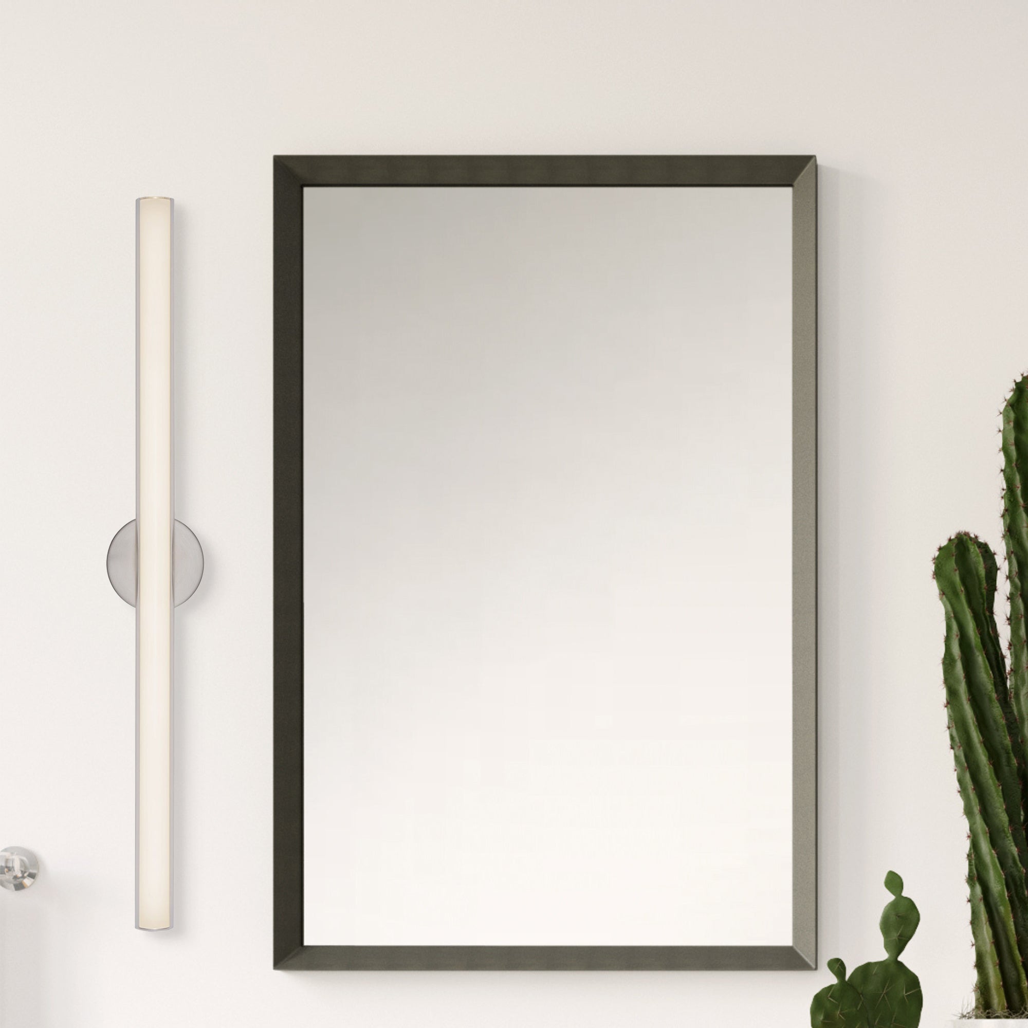 Tole 36-in Aluminum Steel Acrylic Wall Sconce