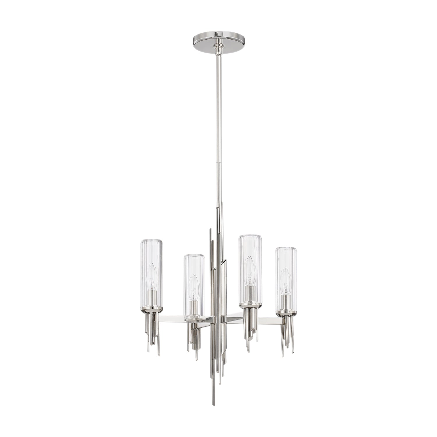 Torres 18-in Steel Chandelier