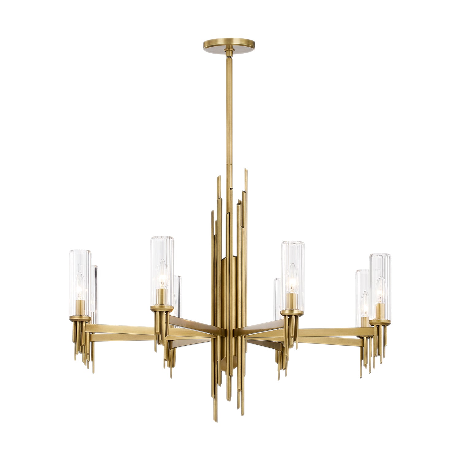 Torres 36-in Steel Chandelier