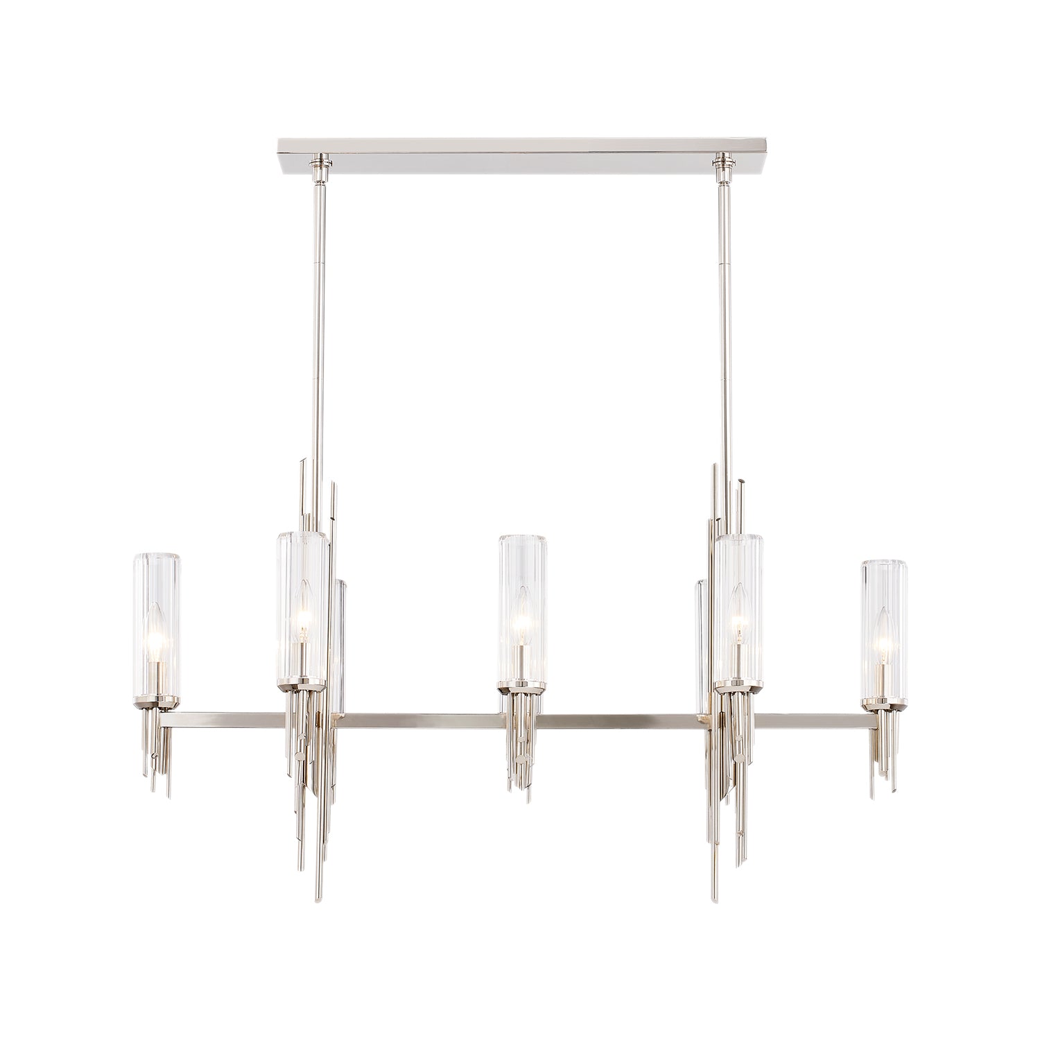 Torres 38-in Steel Linear Pendant