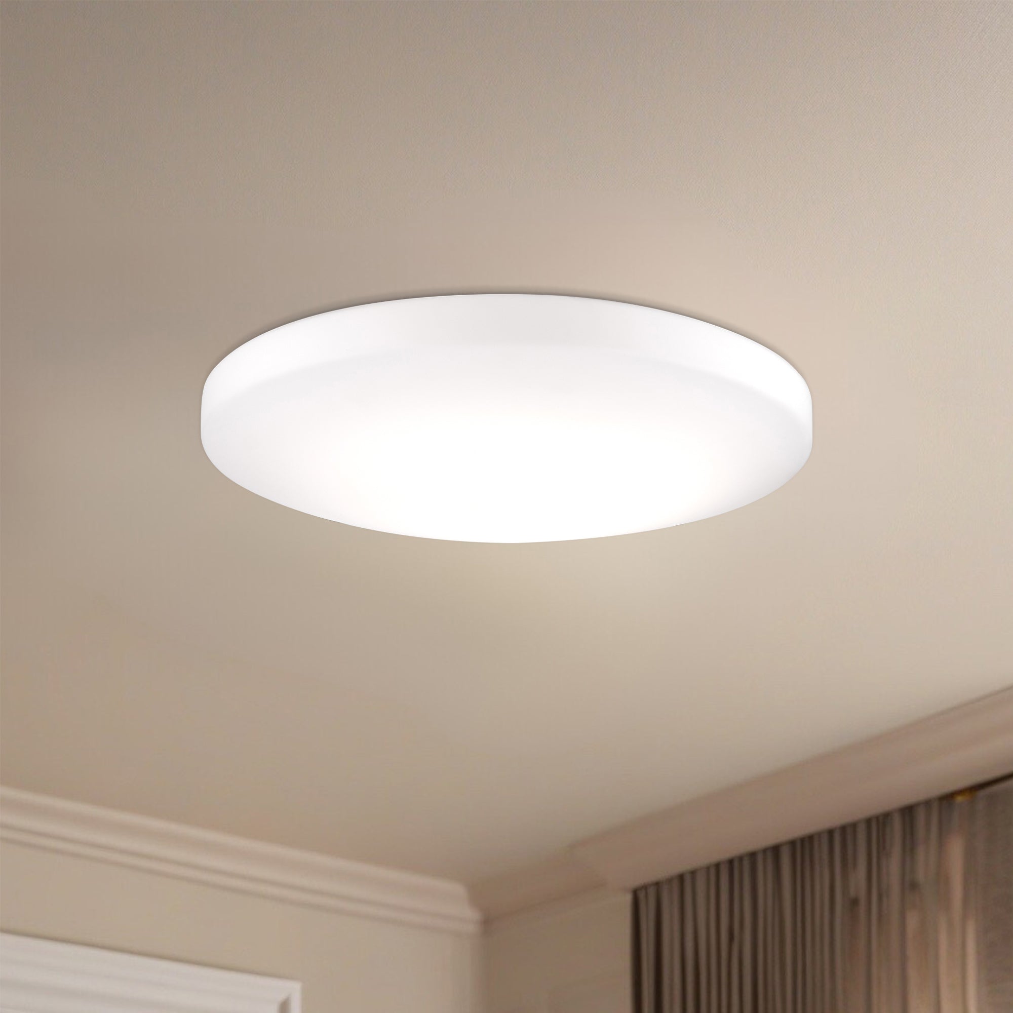 Trafalgar 11-in Steel Flush Mount