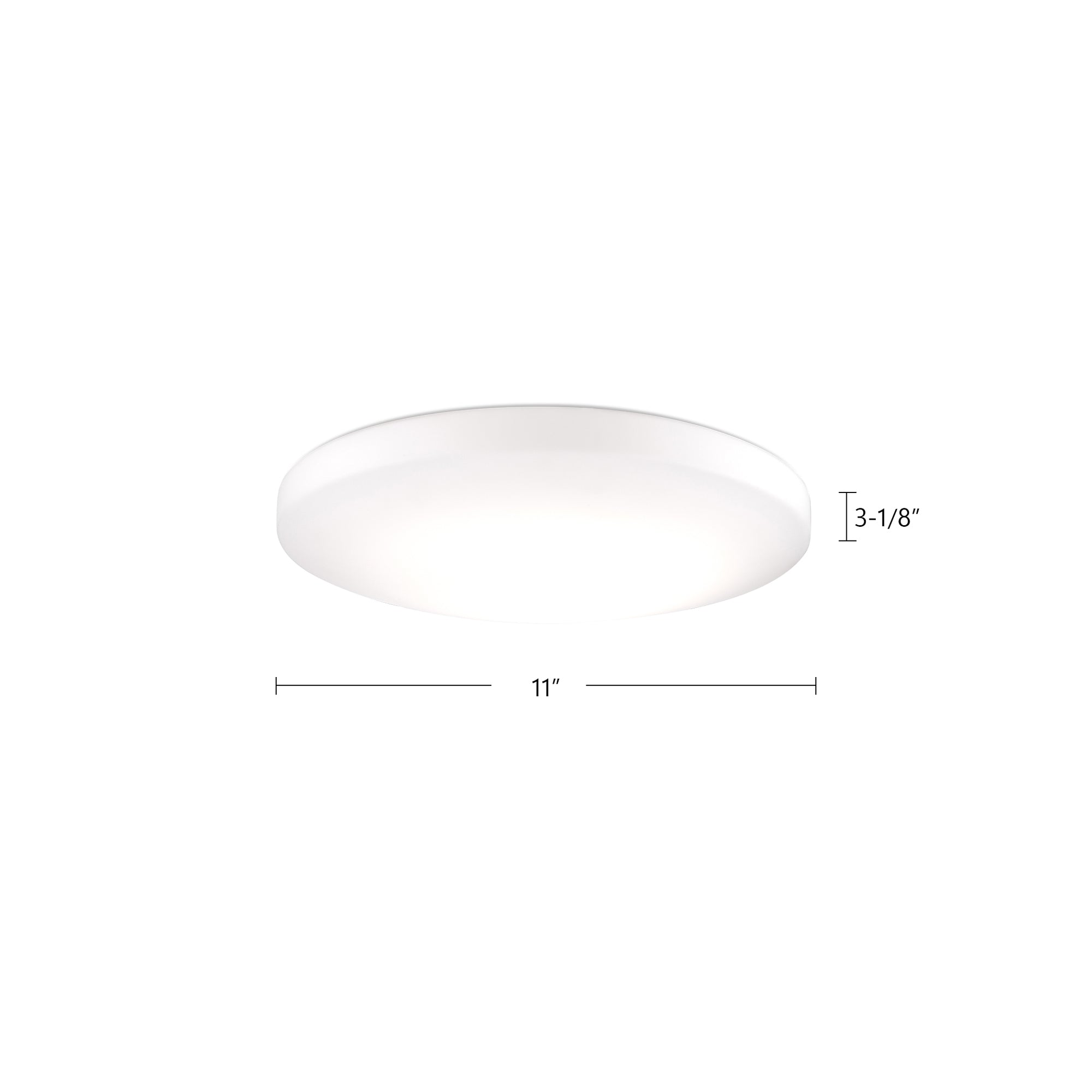 Trafalgar 11-in Steel Flush Mount