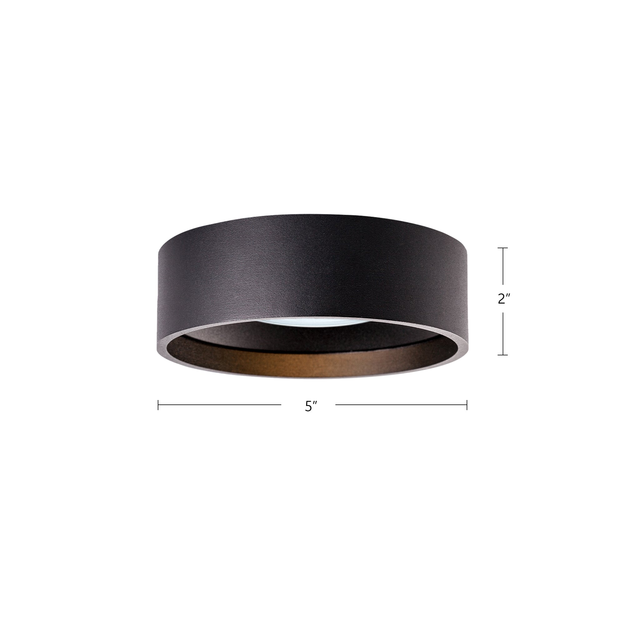 Trenton 5-in Aluminum Outdoor Flush Mount