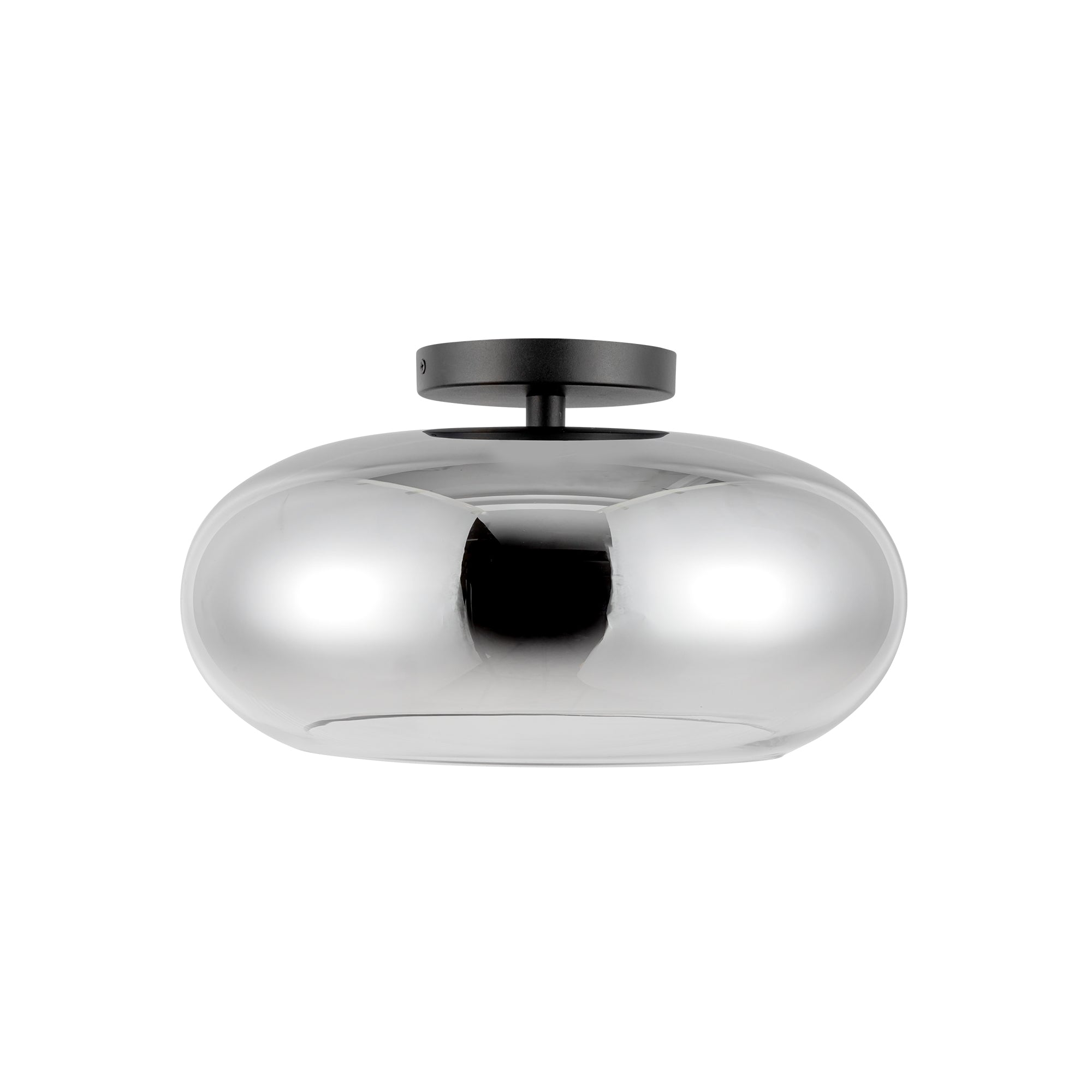 Trinity 14-in Aluminum Semi-Flush Mount
