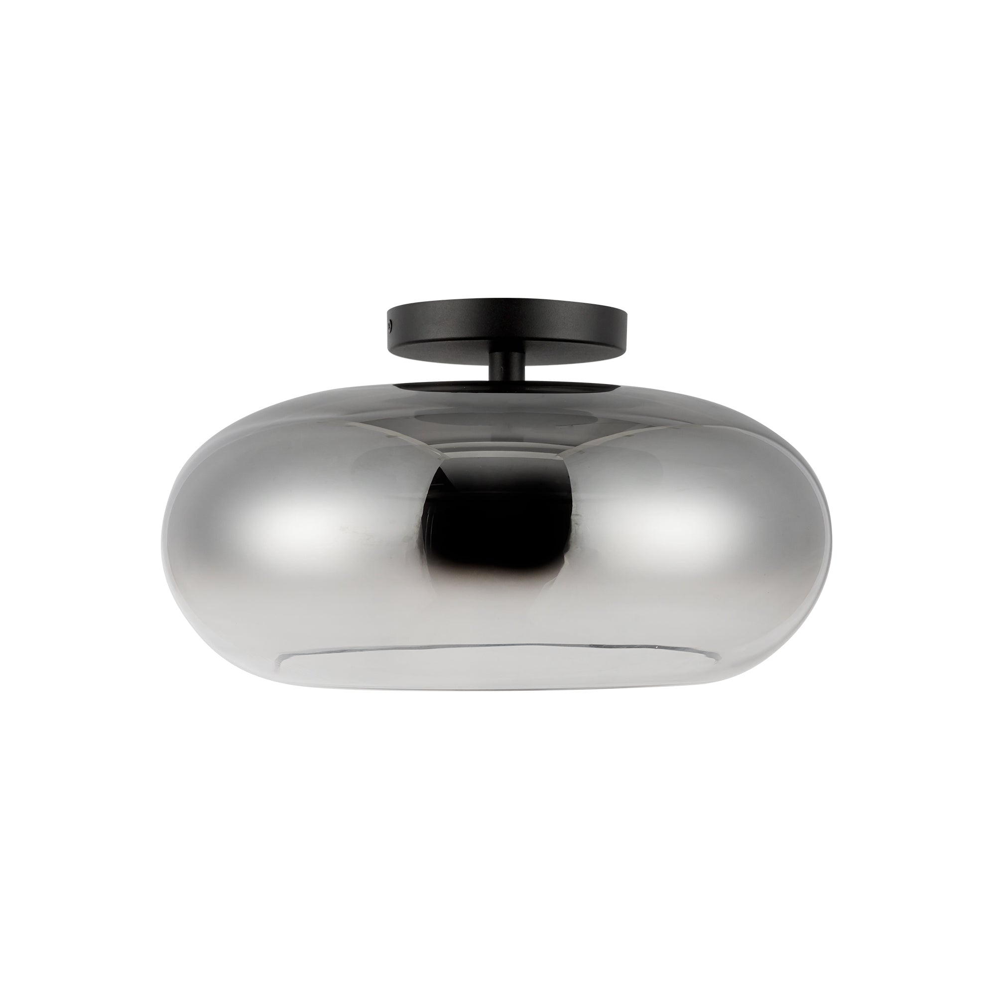 Trinity 14-in Aluminum Semi-Flush Mount