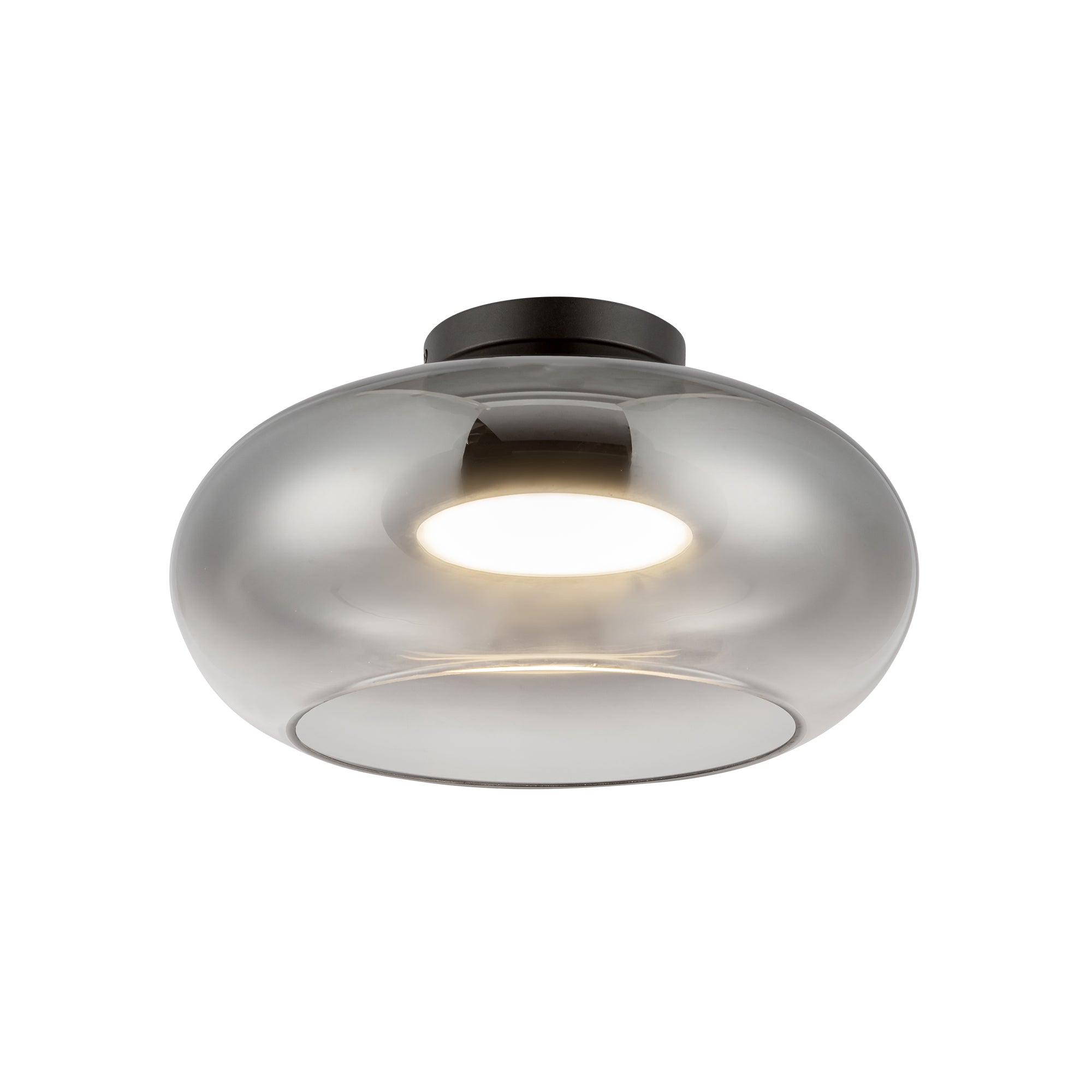 Trinity 14-in Aluminum Semi-Flush Mount