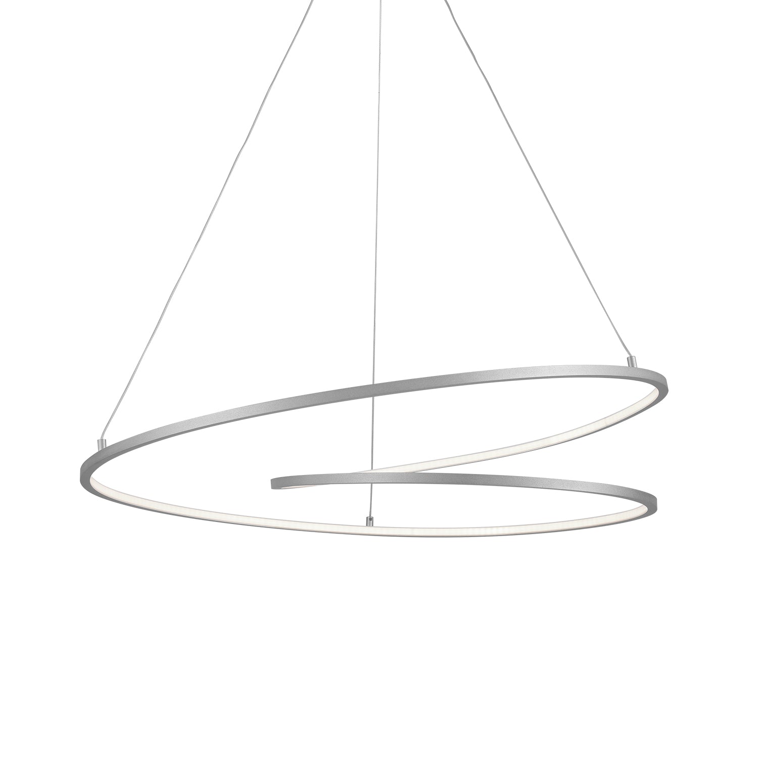 Twist 32-in Aluminum Pendant