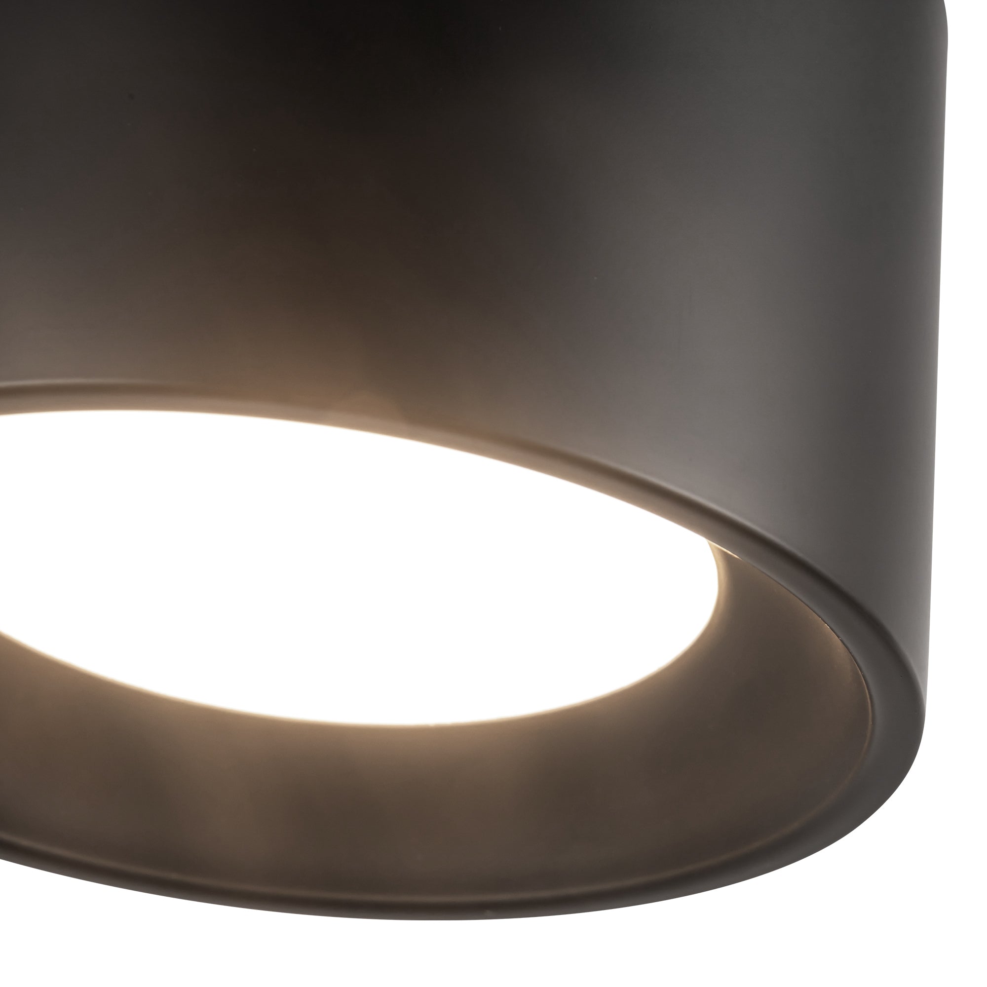 Uma 6-in Steel Semi-Flush Mount