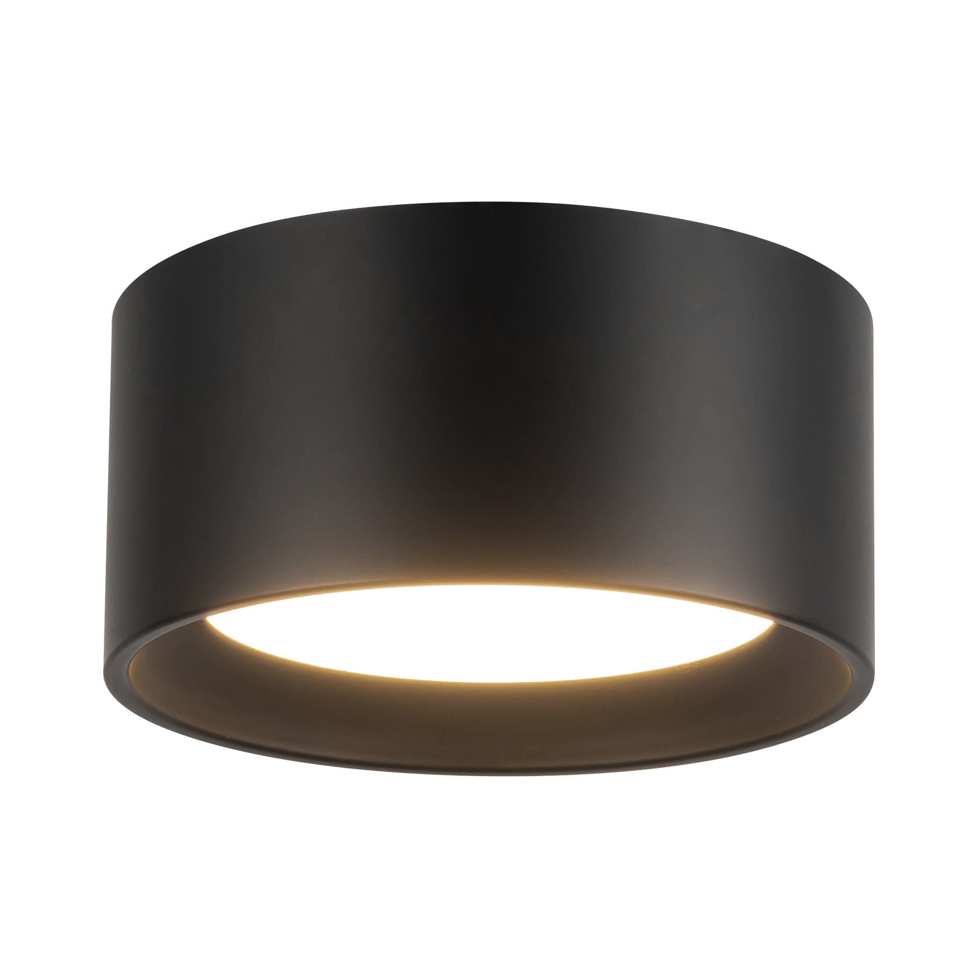 Uma 7-in Steel LED Semi-Flush Mount