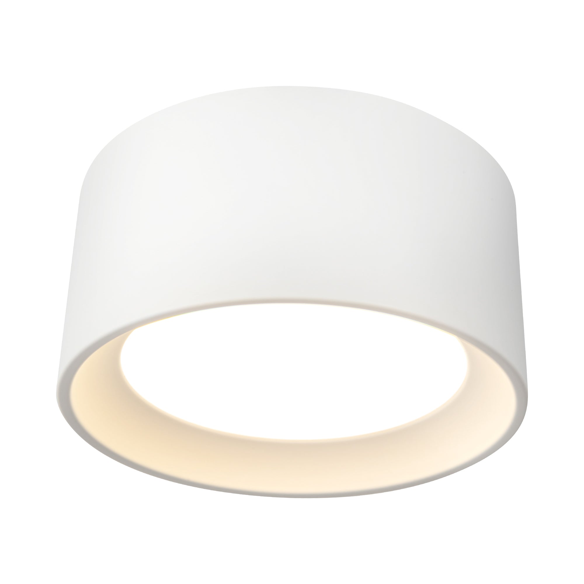 Uma 7-in Steel LED Semi-Flush Mount