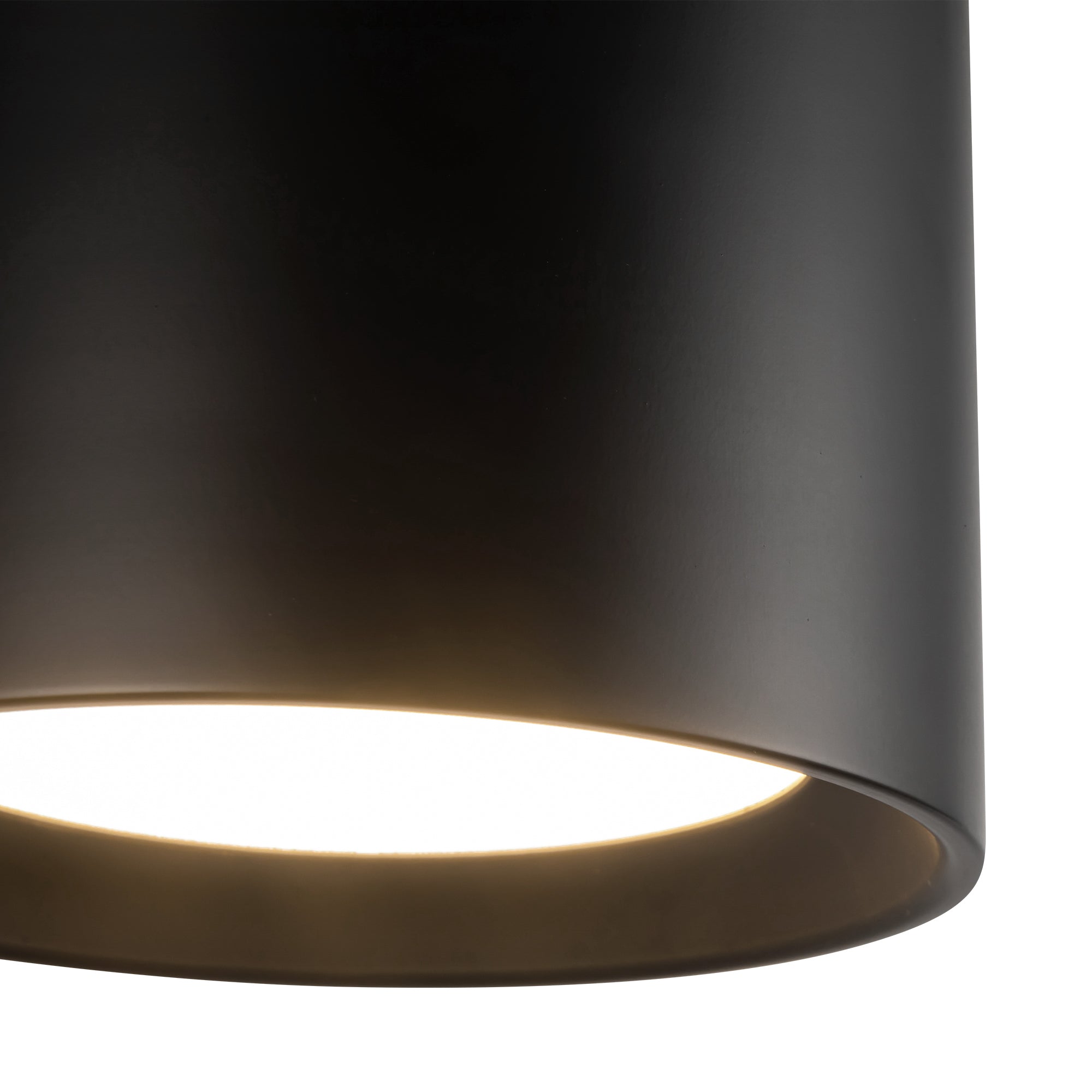 Uma 7-in Steel Semi-Flush Mount