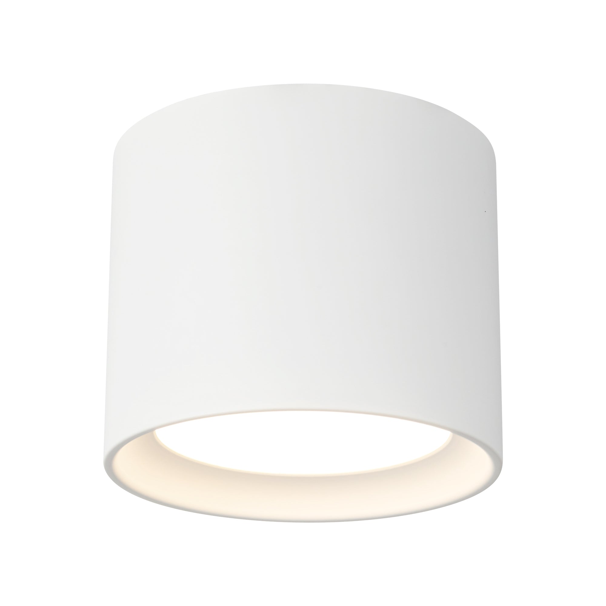 Uma 7-in Steel Semi-Flush Mount