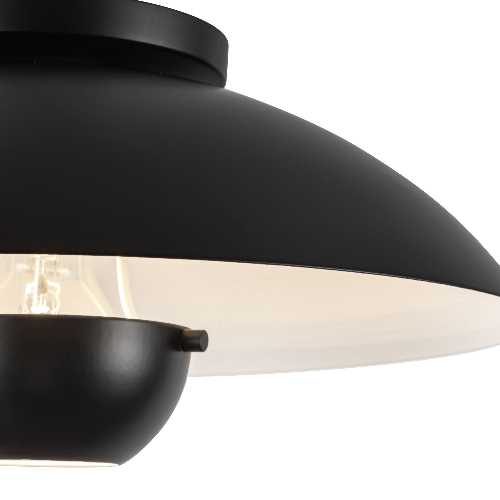 Umbra 14-in Steel Semi-Flush Mount