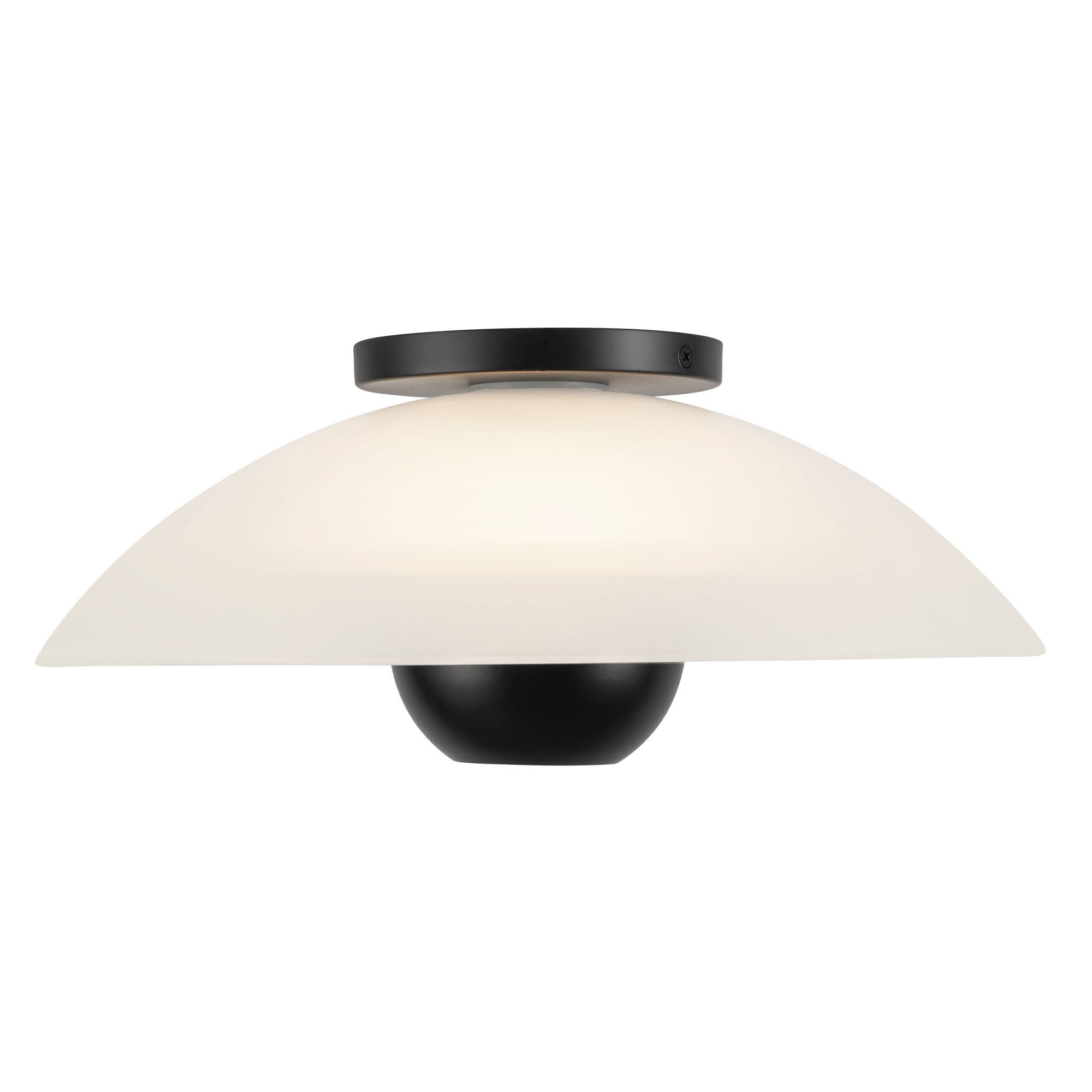 Umbra 14-in Steel Semi-Flush Mount