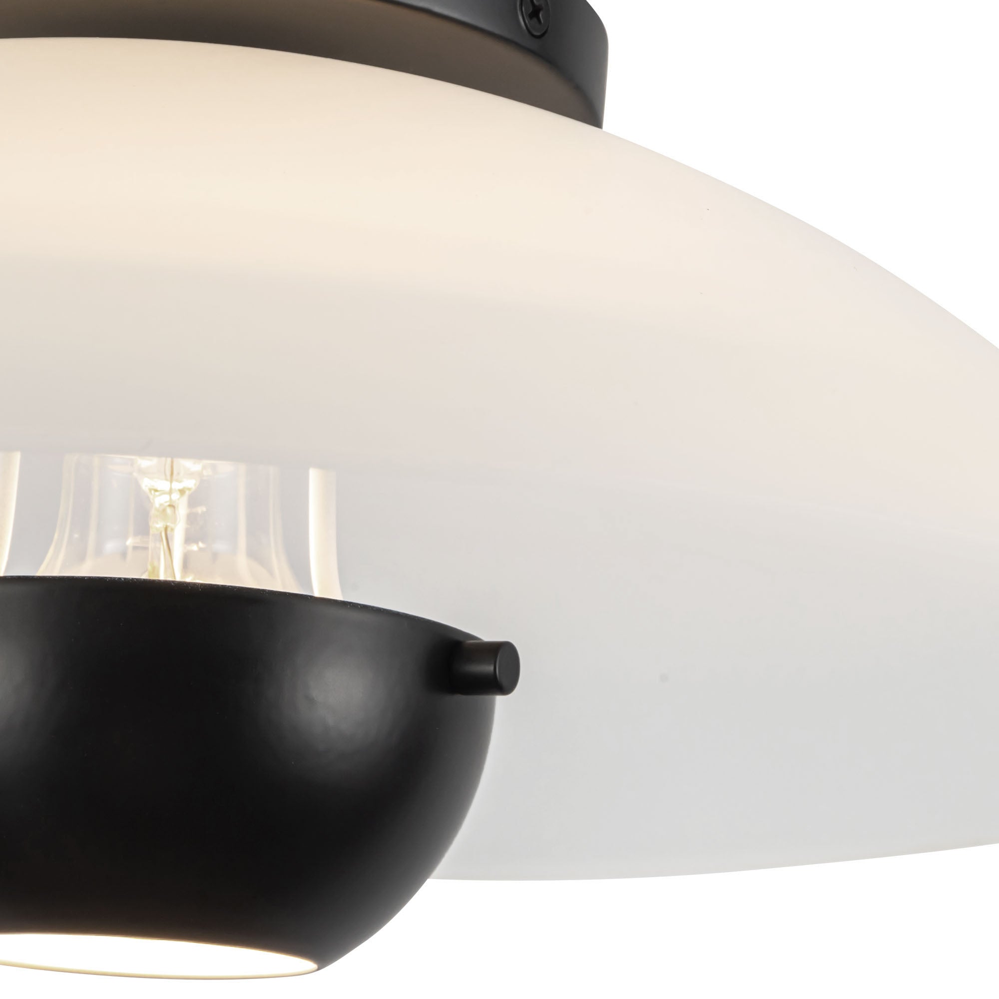Umbra 14-in Steel Semi-Flush Mount