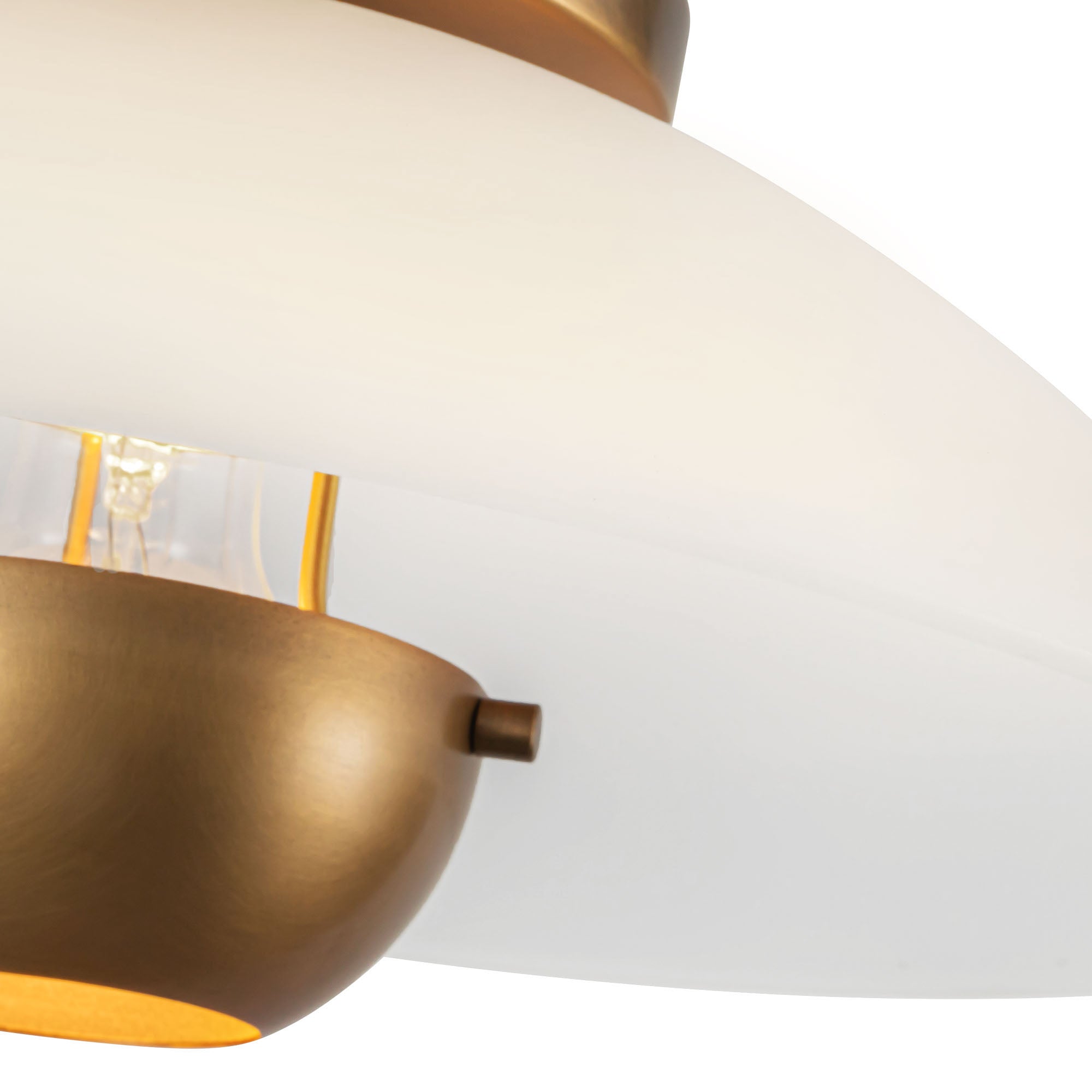 Umbra 14-in Steel Semi-Flush Mount