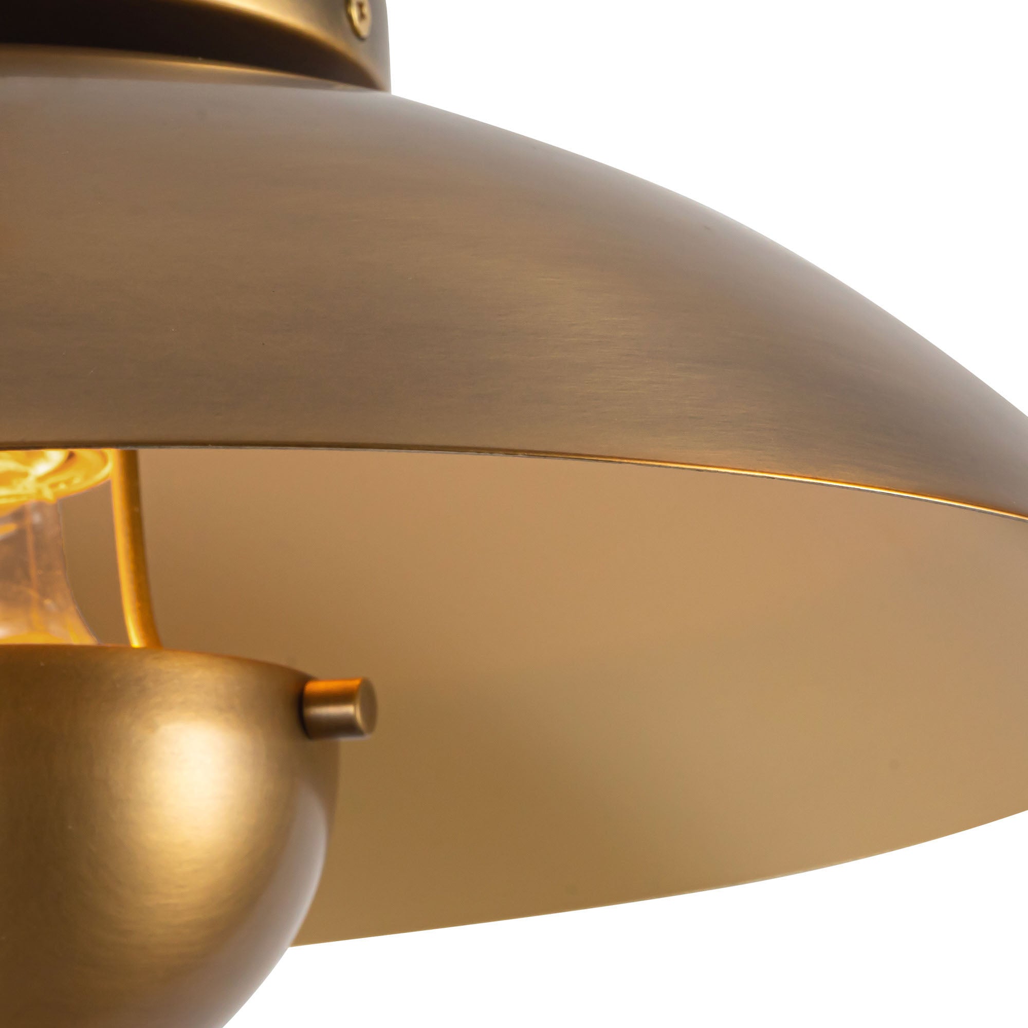 Umbra 14-in Steel Semi-Flush Mount