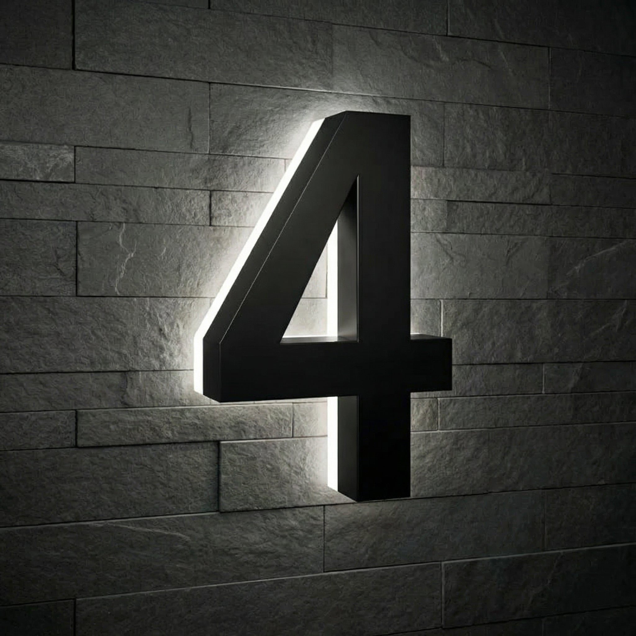 Lighted House Numbers - 5000K Illuminated